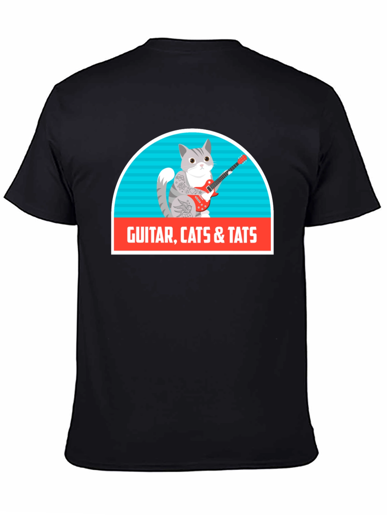 Guitar Cats & Tats T-Shirt