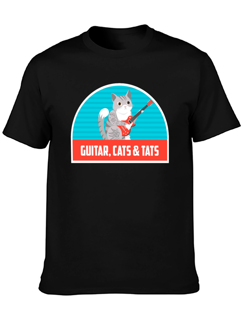 Guitar Cats & Tats T-Shirt