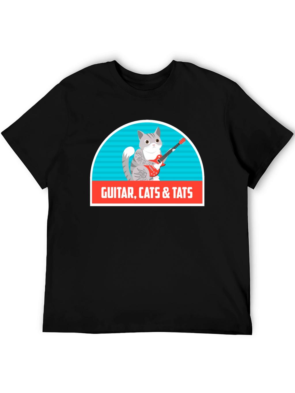Guitar Cats & Tats T-Shirt