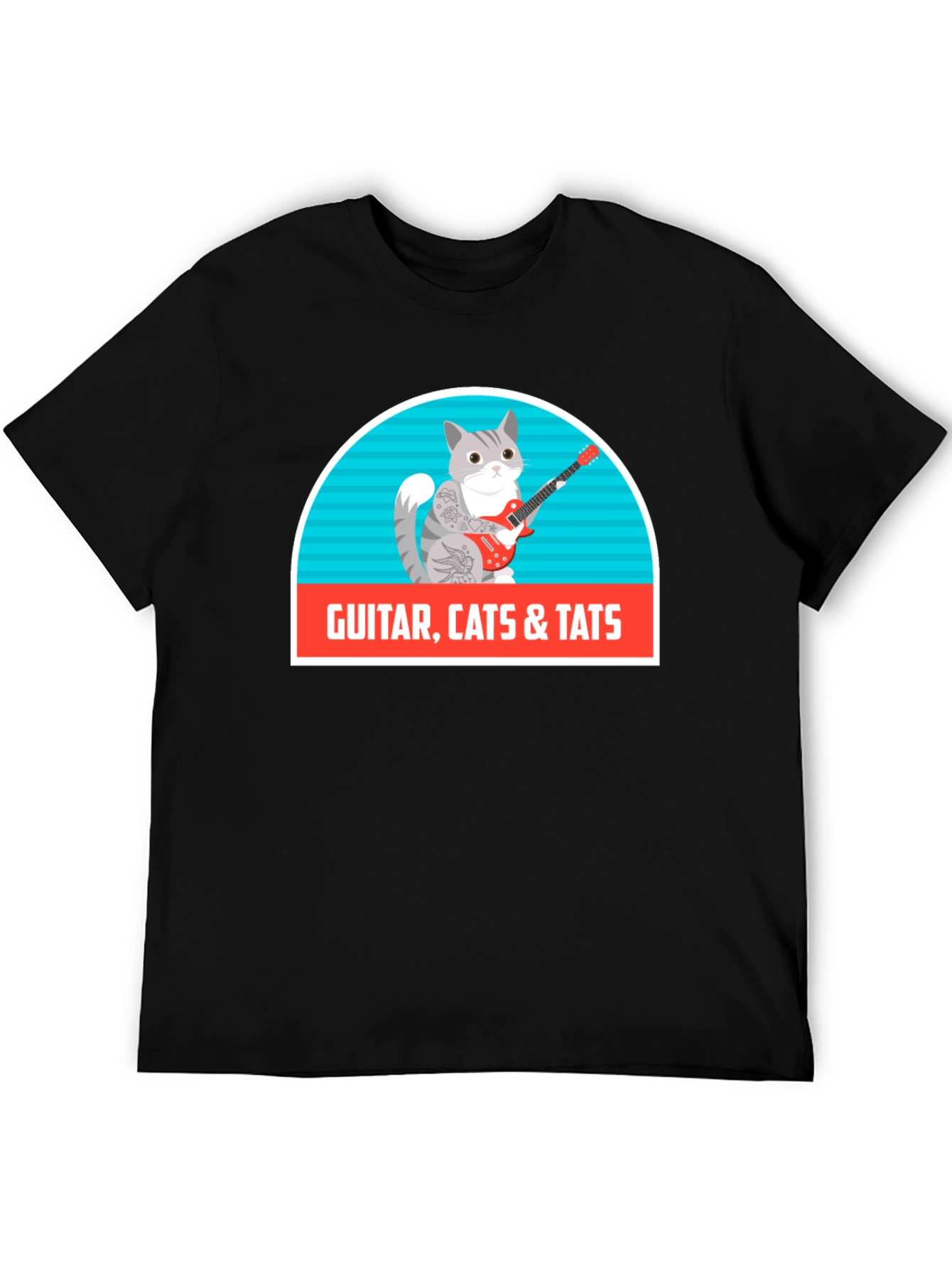 Guitar Cats & Tats T-Shirt