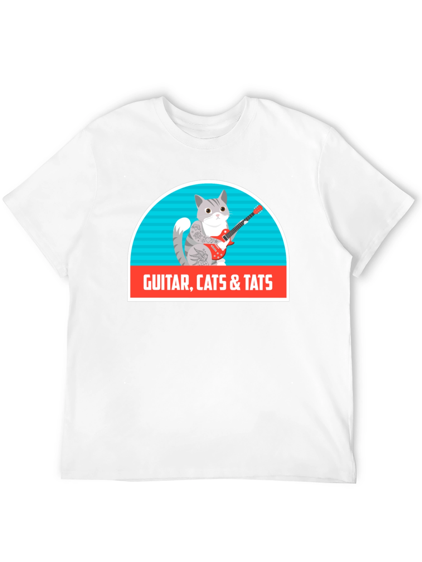 Guitar Cats & Tats T-Shirt