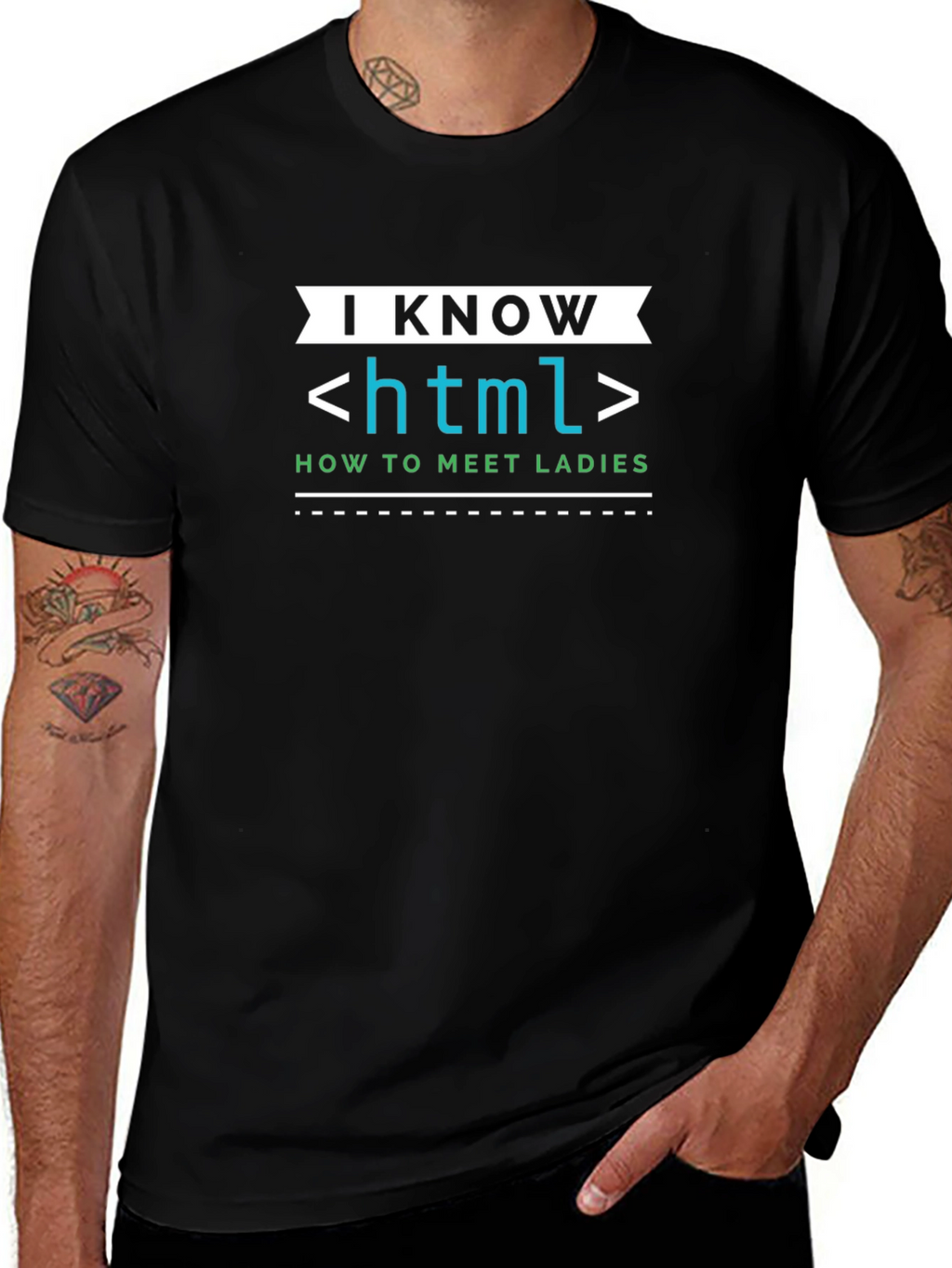 I Know HTML T-Shirt - Meet Ladies
