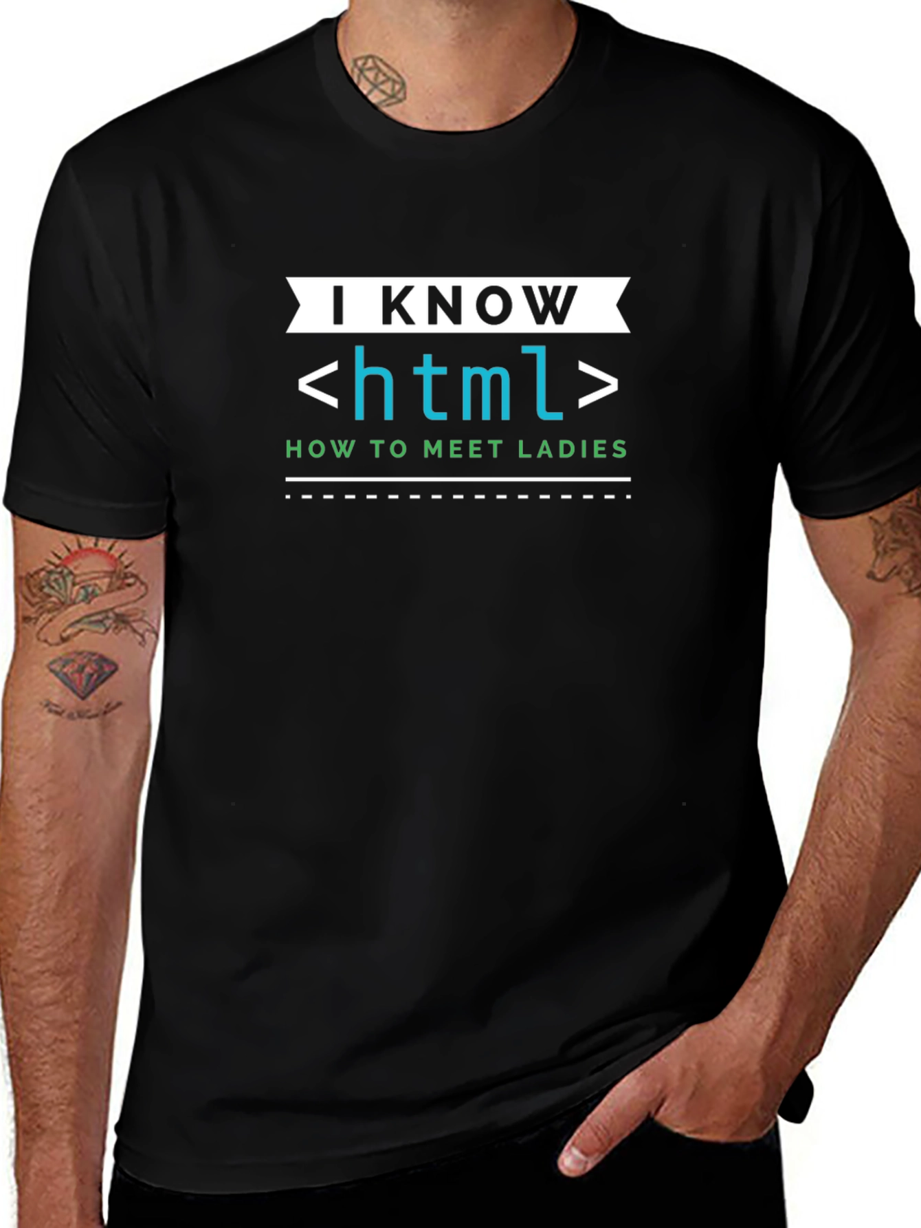 I Know HTML T-Shirt - Meet Ladies