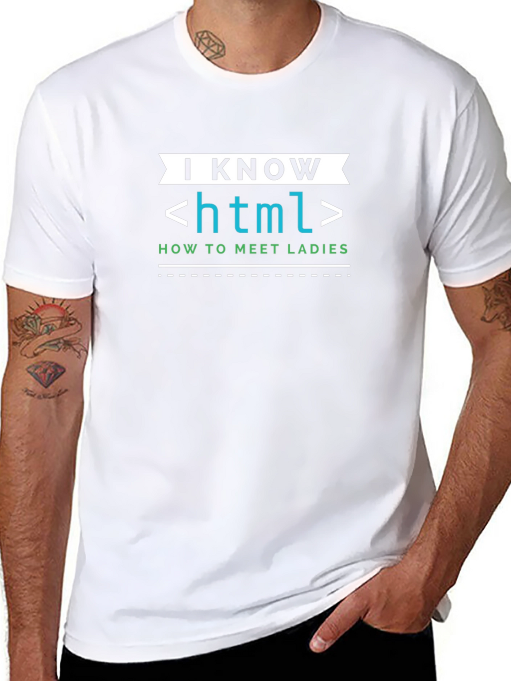 I Know HTML T-Shirt - Meet Ladies