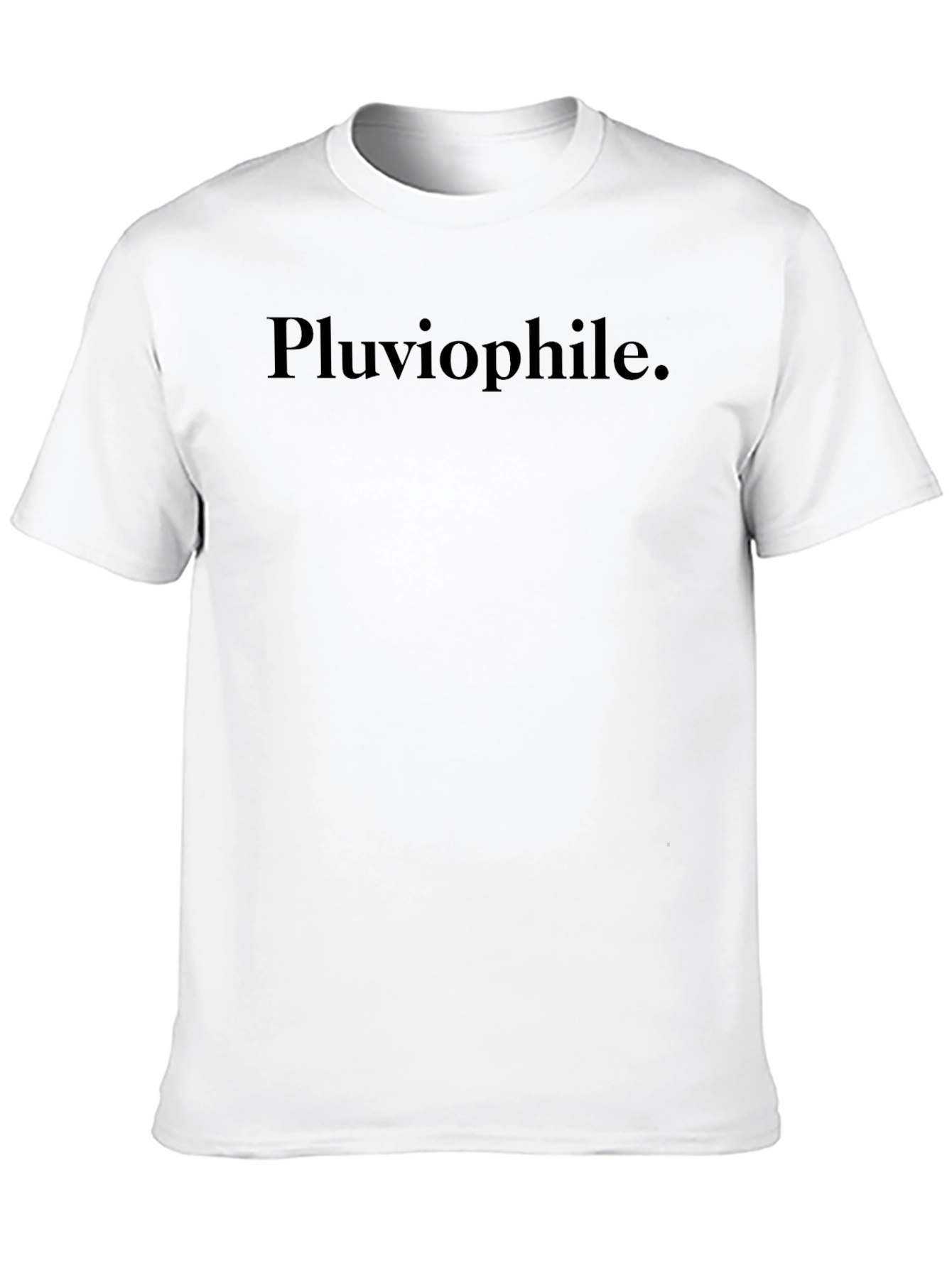 Pluviophile T-Shirt - Black Graphic Tee