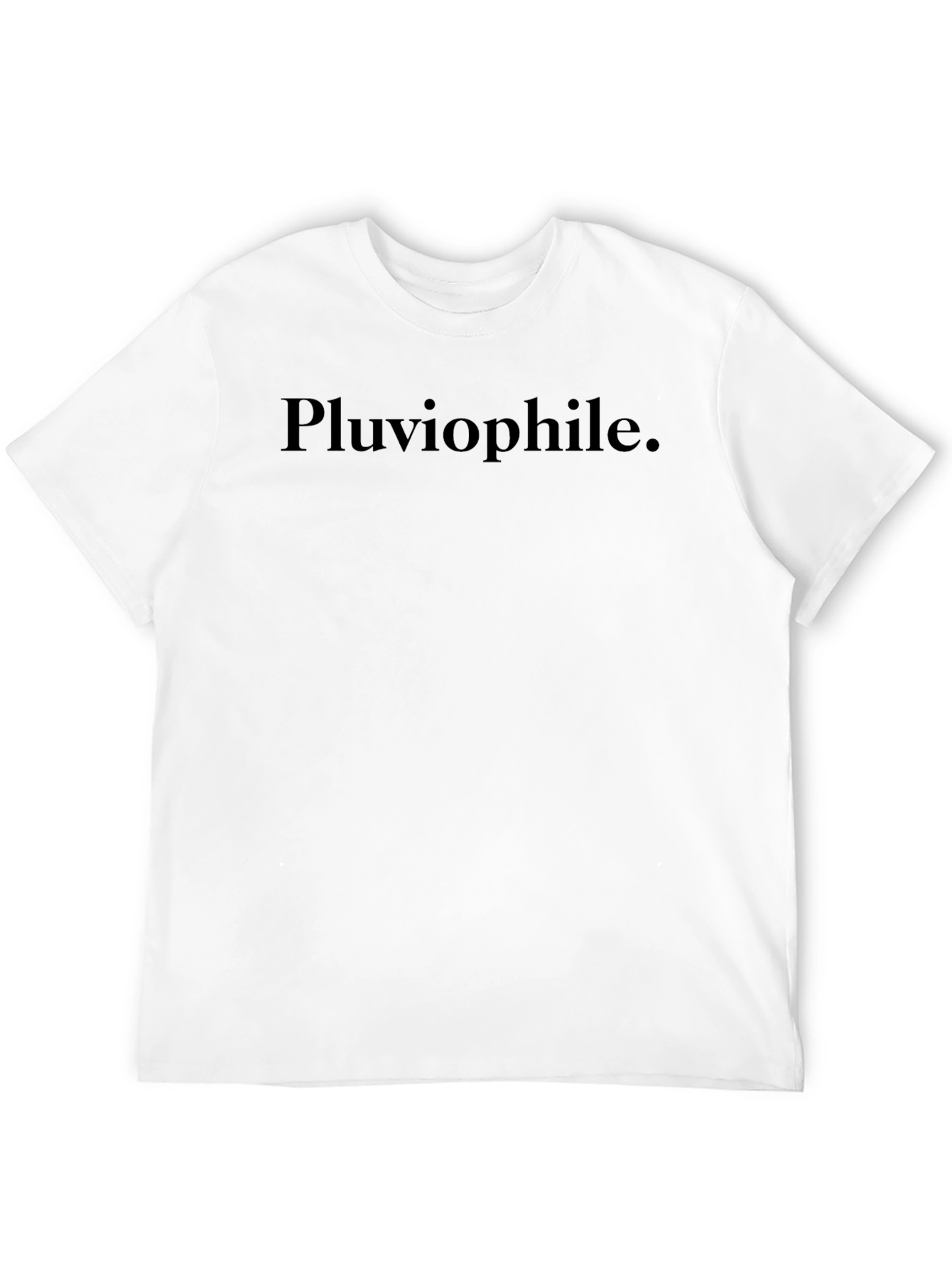 Pluviophile T-Shirt - Black Graphic Tee