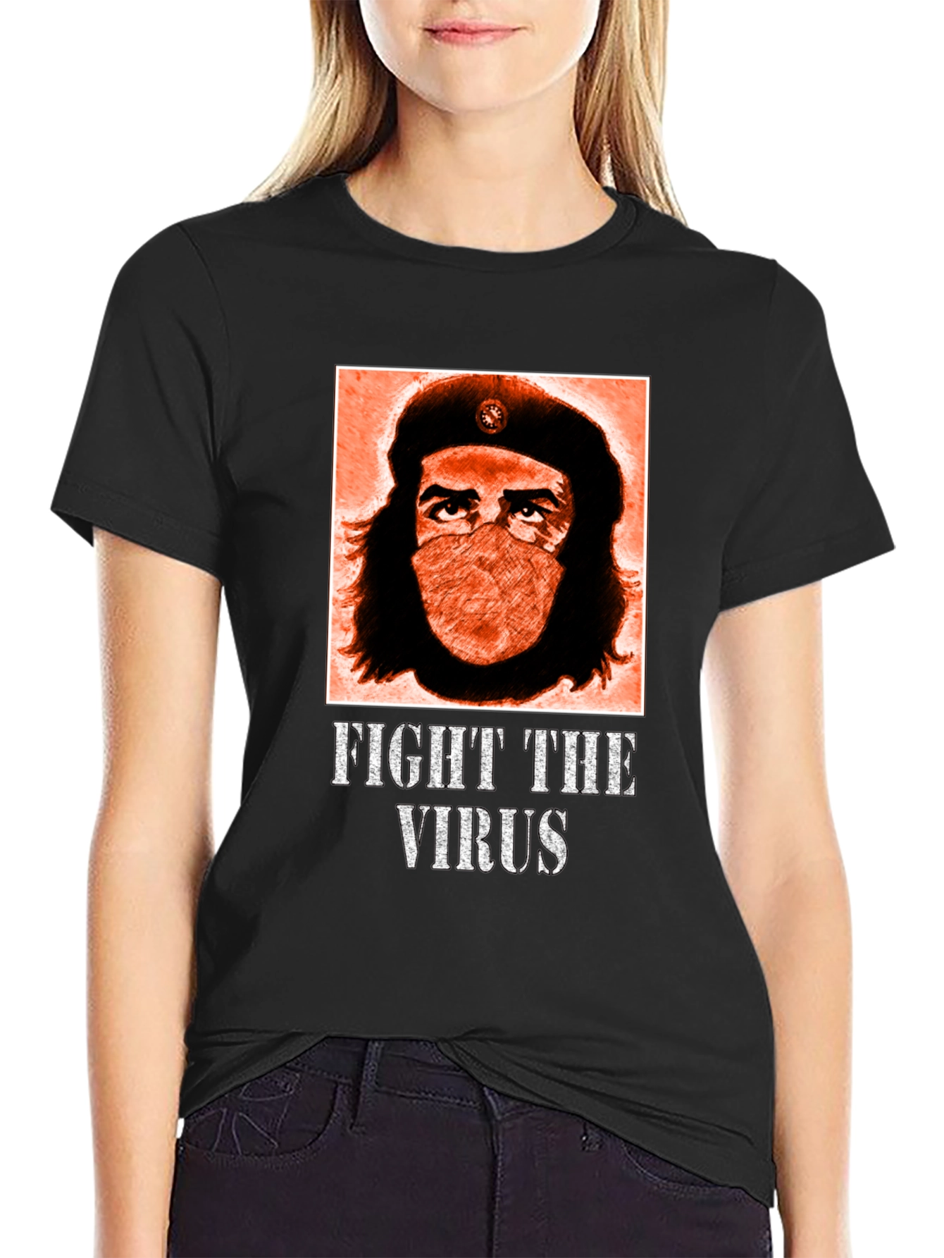 Fight the Virus T-Shirt: Guevara Masked