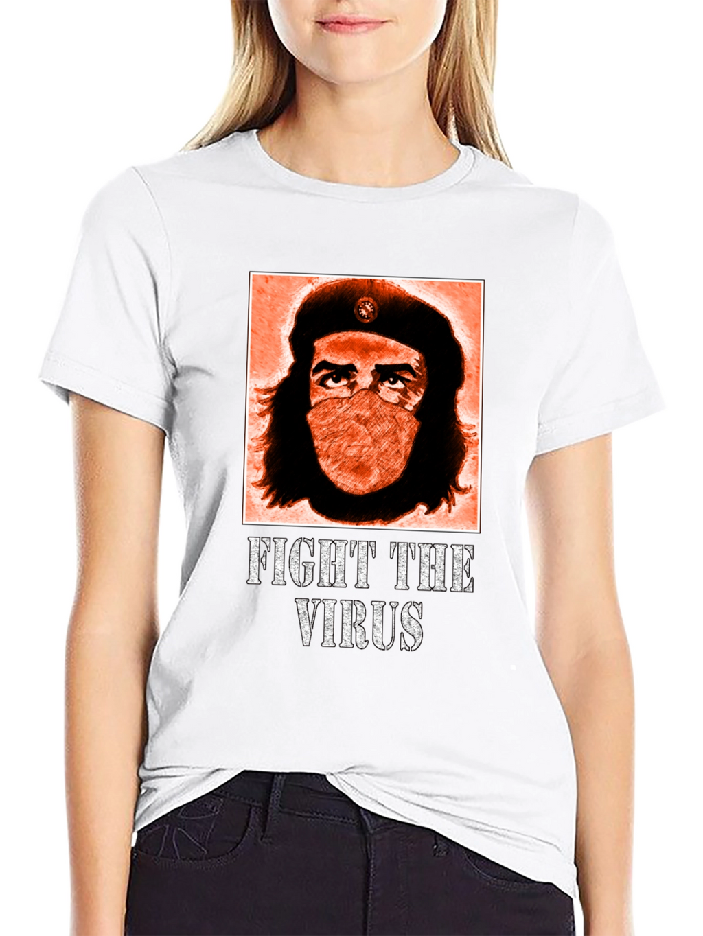 Fight the Virus T-Shirt: Guevara Masked