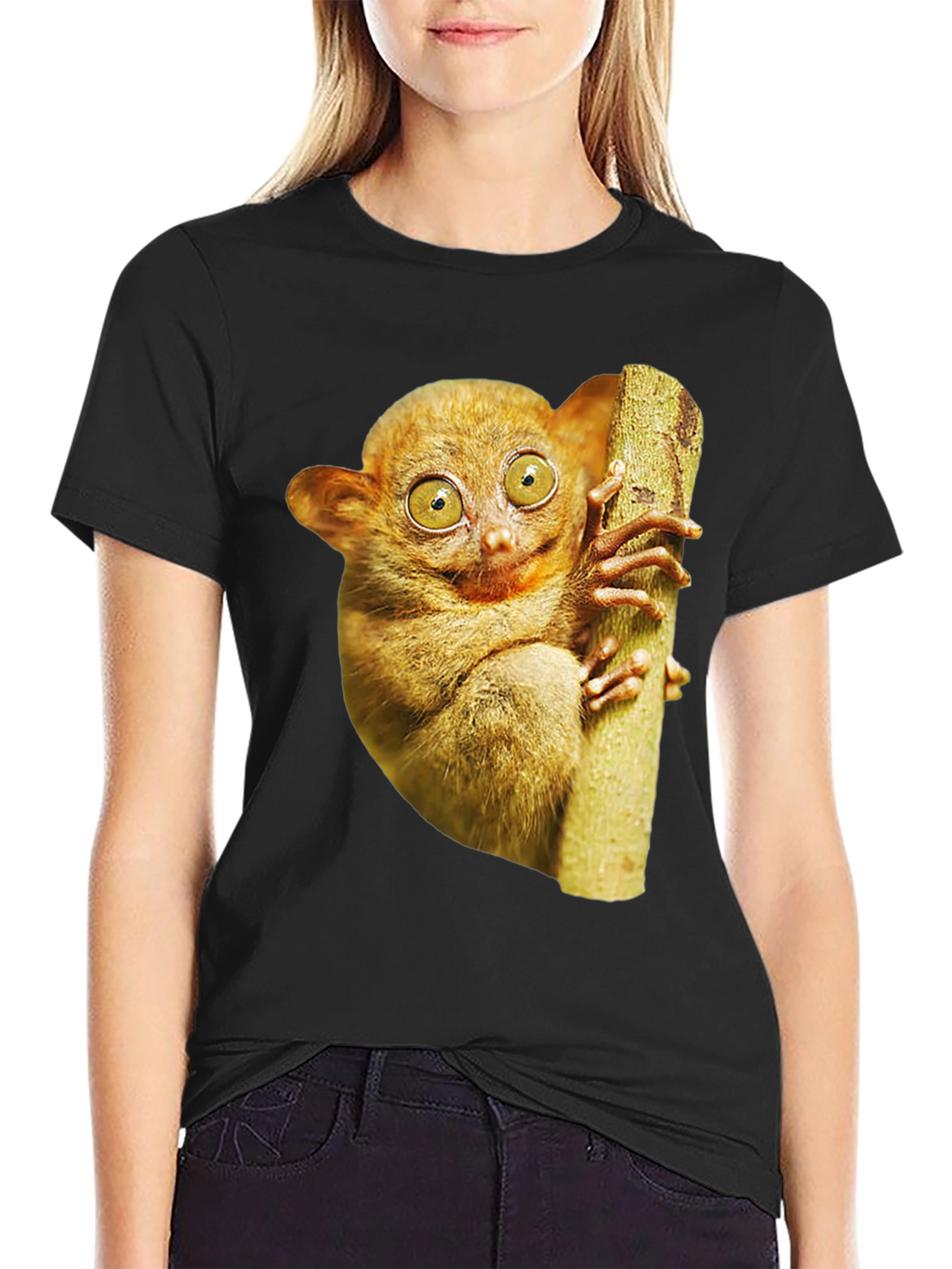 Tarsier Graphic Tee - Novelty Animal Print