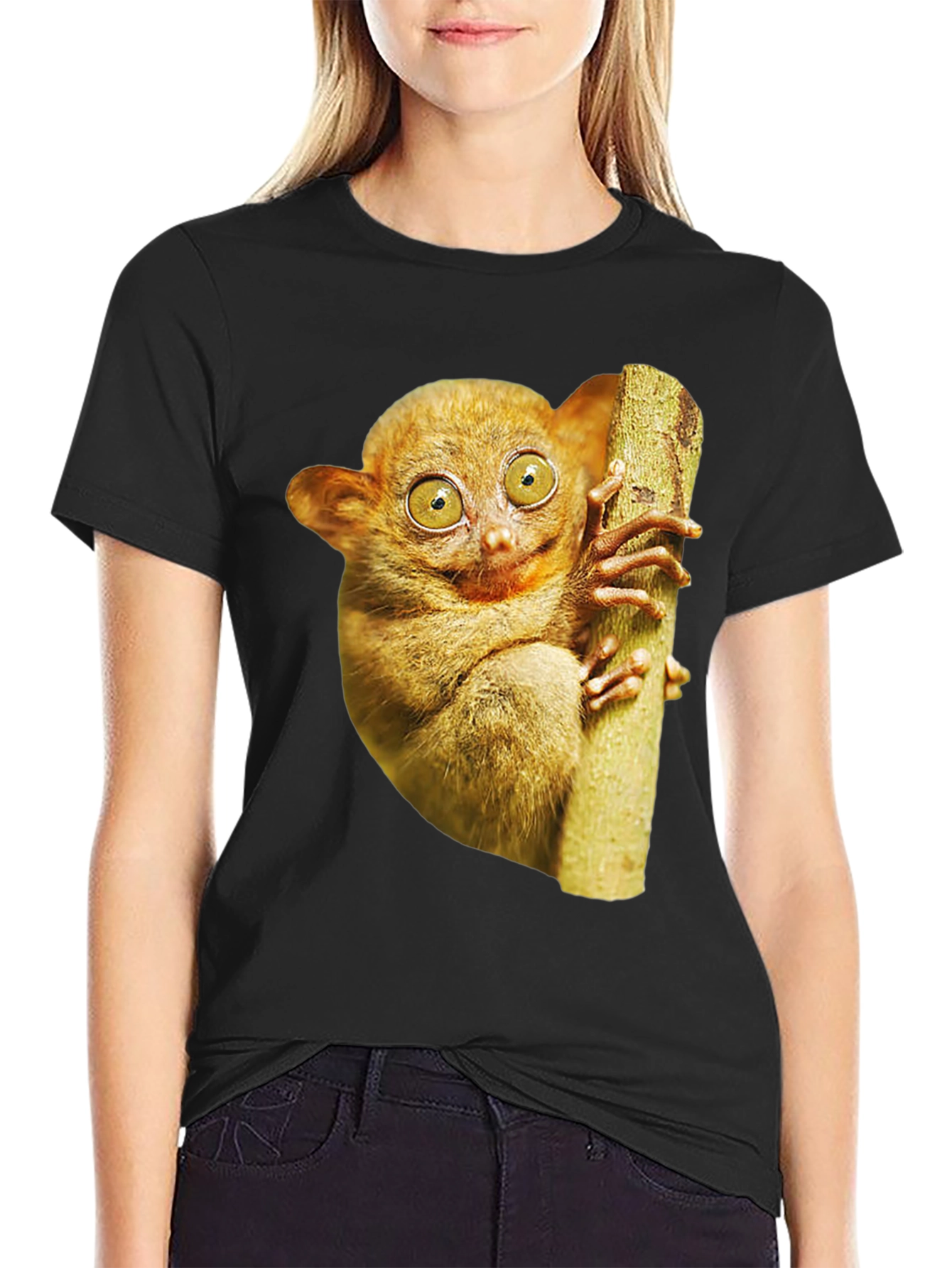 Tarsier Graphic Tee - Novelty Animal Print