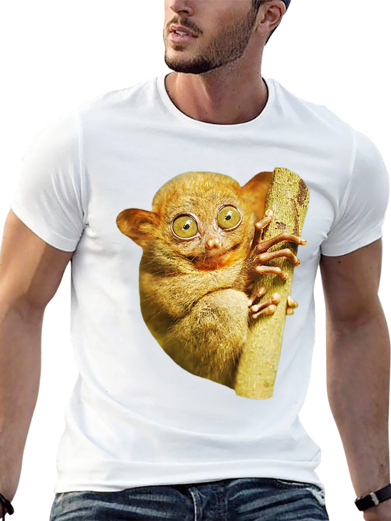 Tarsier Graphic Tee - Novelty Animal Print