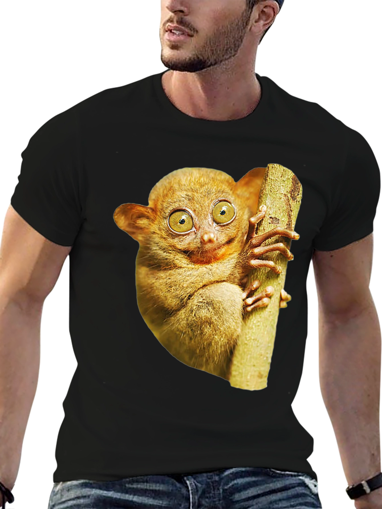 Tarsier Graphic Tee - Novelty Animal Print