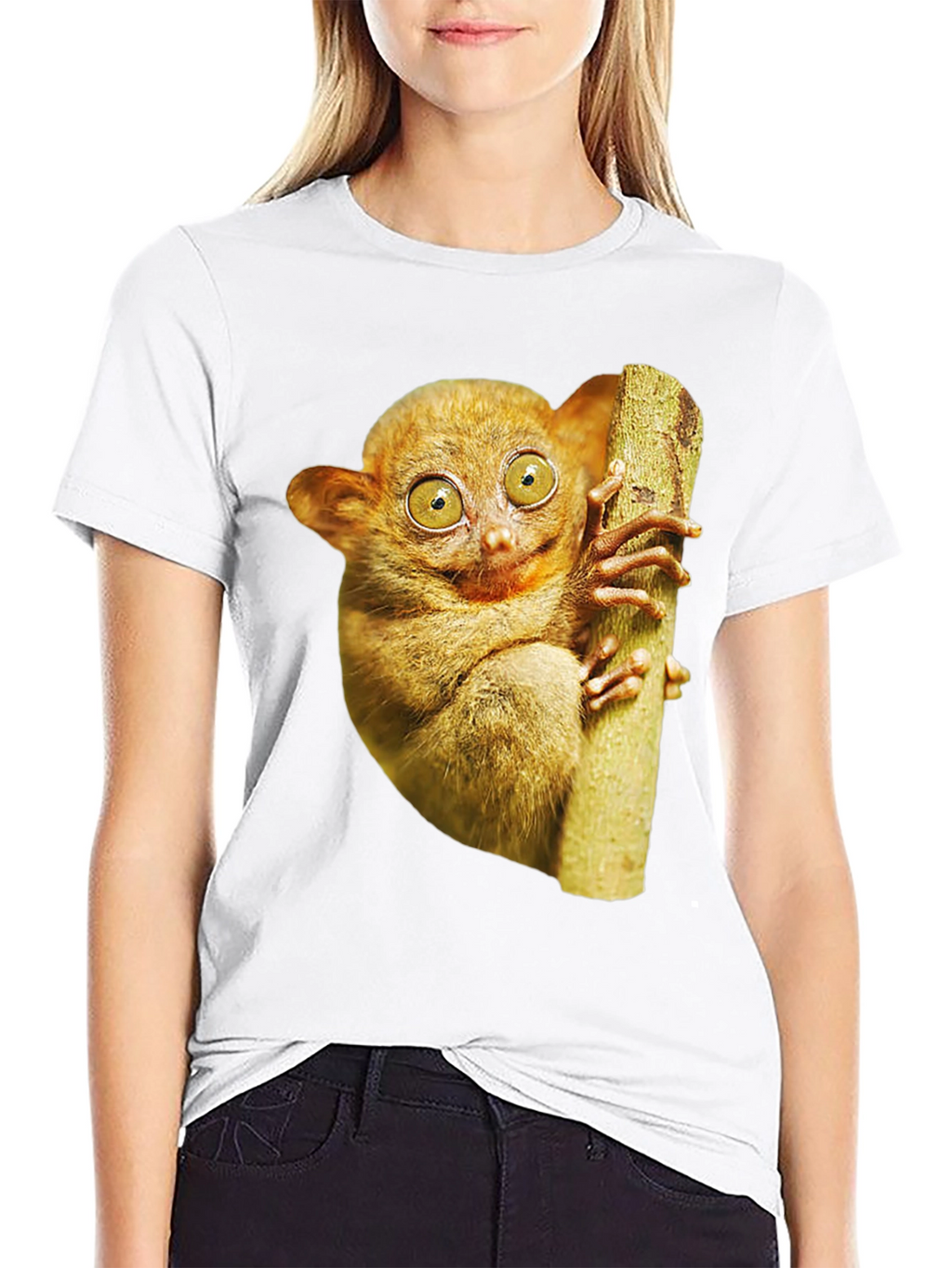 Tarsier Graphic Tee - Novelty Animal Print