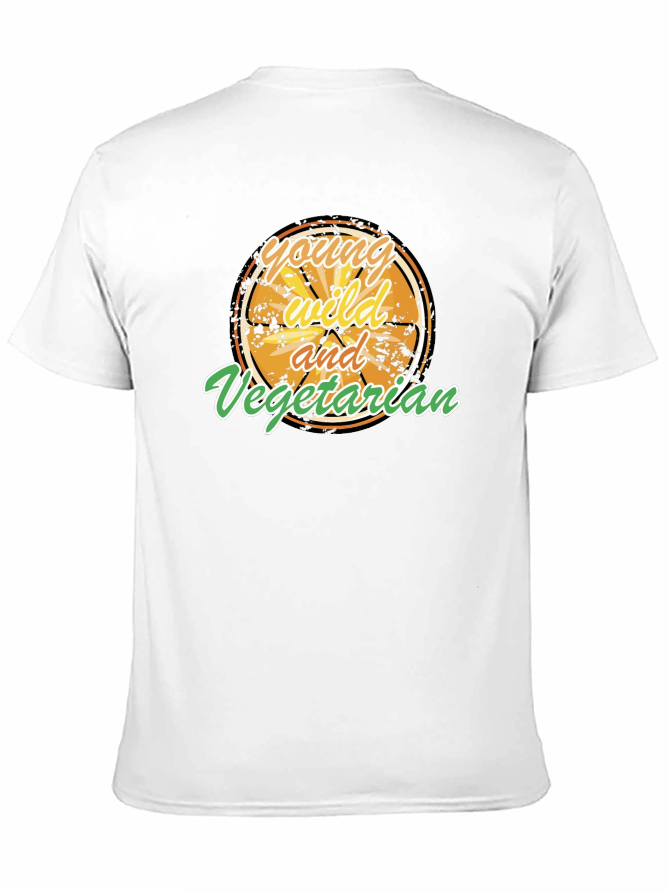 Young Wild and Vegetarian Graphic T-Shirt