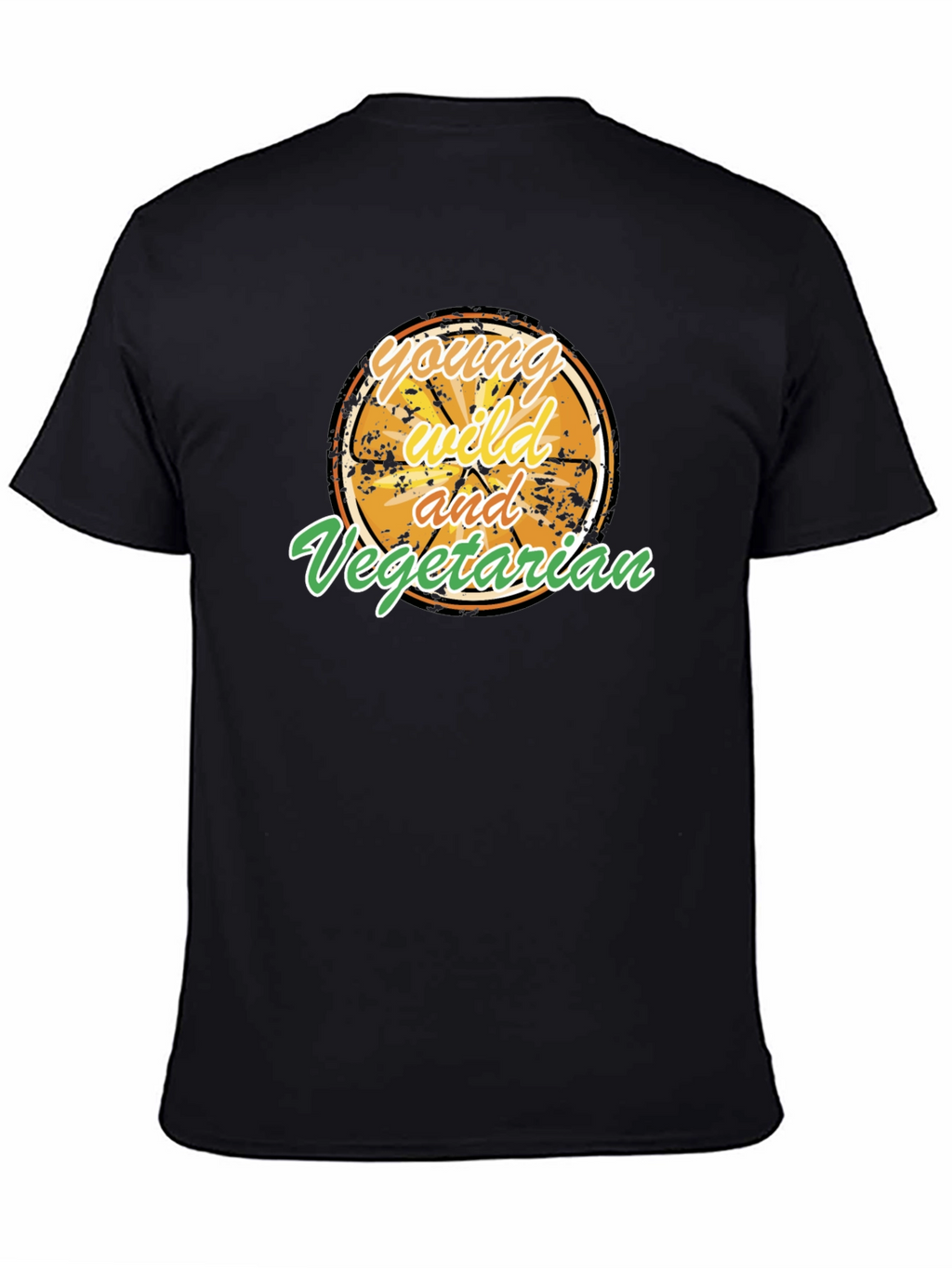 Young Wild and Vegetarian Graphic T-Shirt