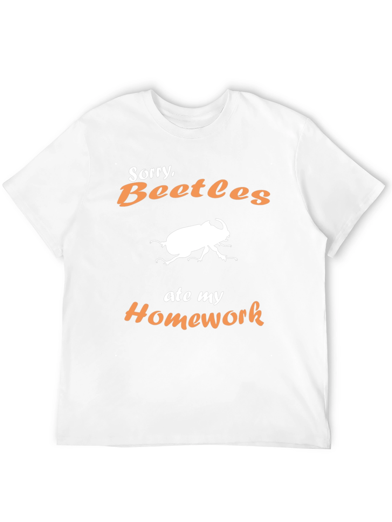 Funny Beetle Homework Excuse T-Shirt