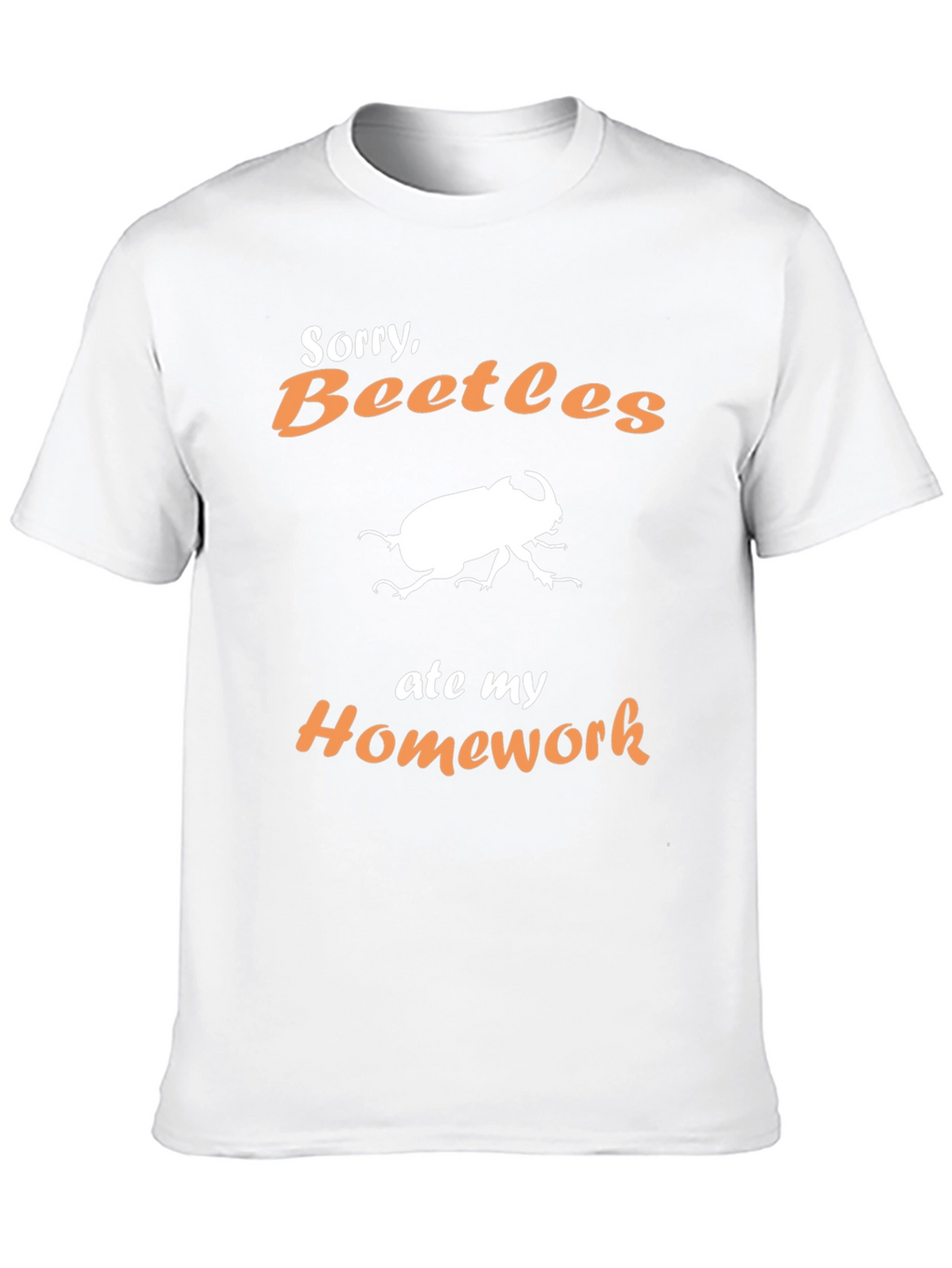Funny Beetle Homework Excuse T-Shirt