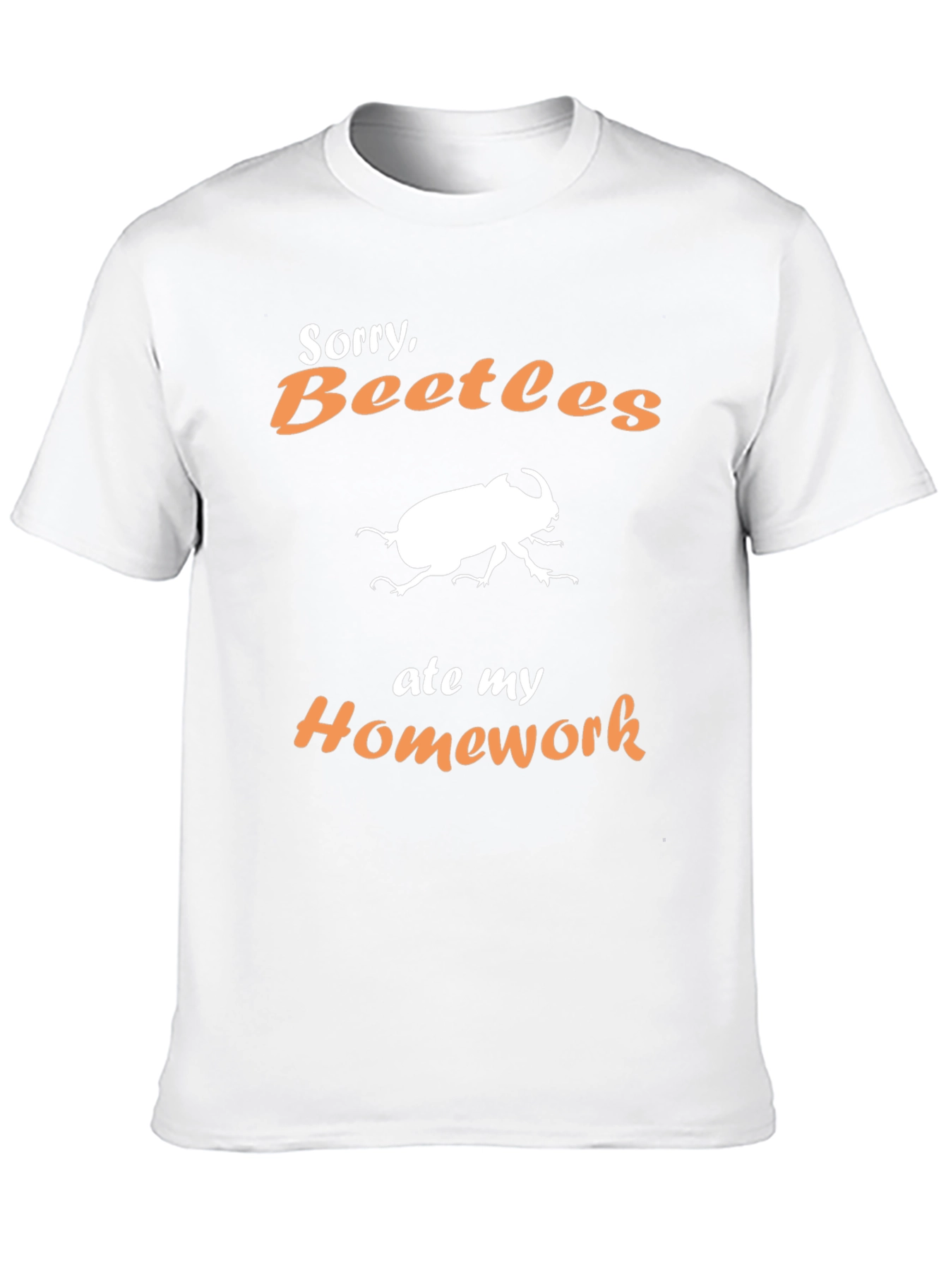 Funny Beetle Homework Excuse T-Shirt