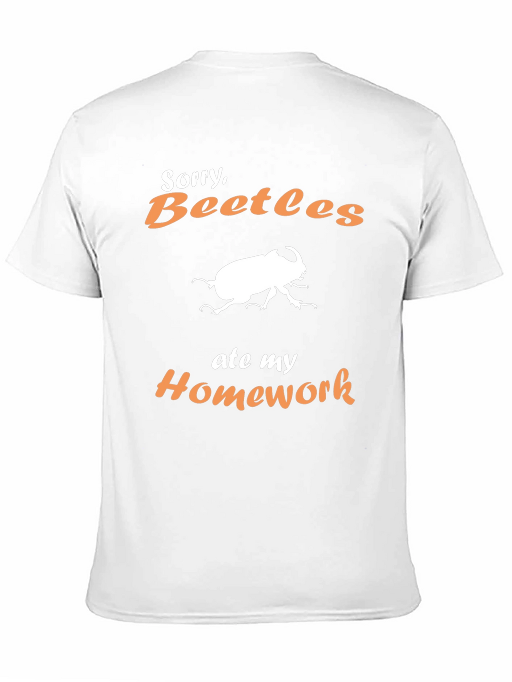 Funny Beetle Homework Excuse T-Shirt