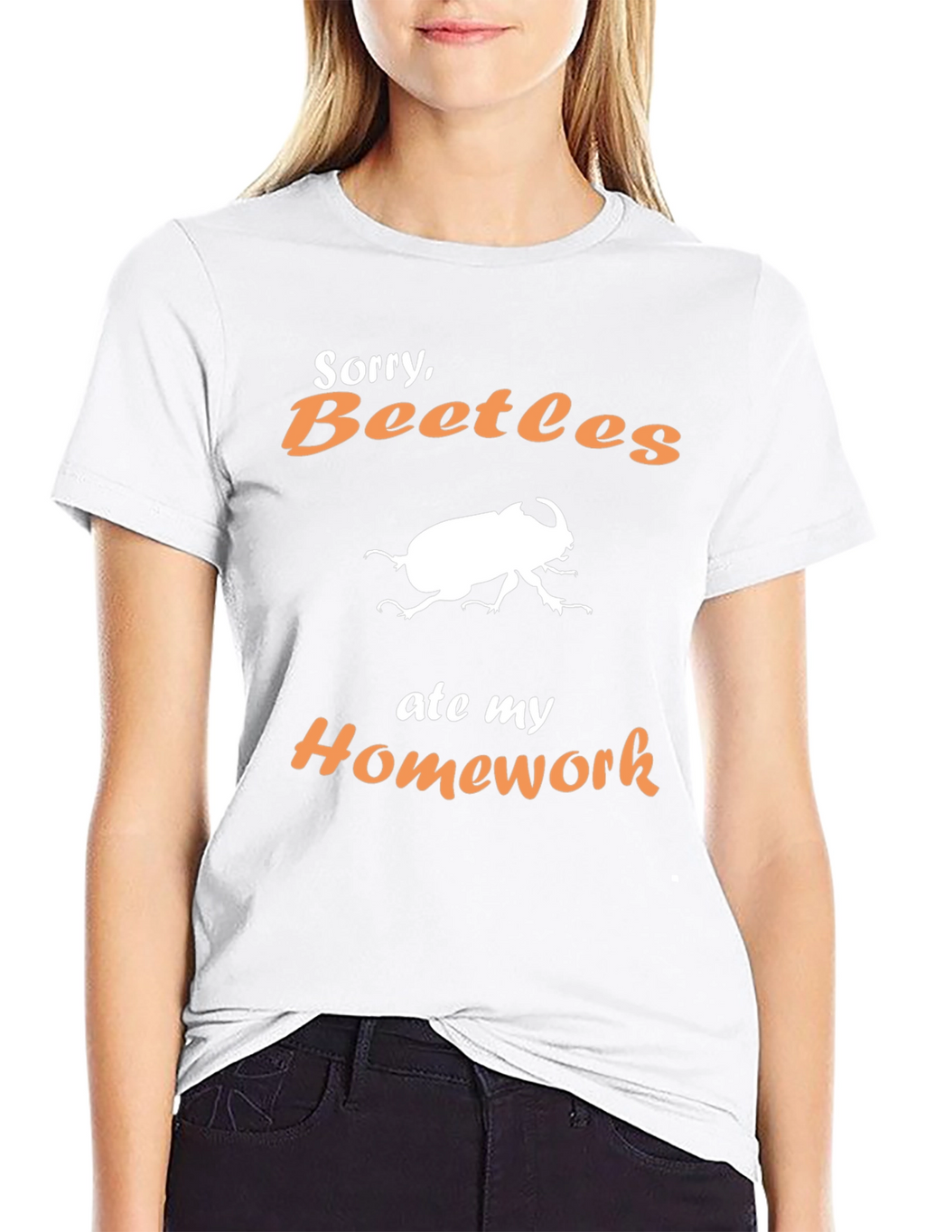 Funny Beetle Homework Excuse T-Shirt