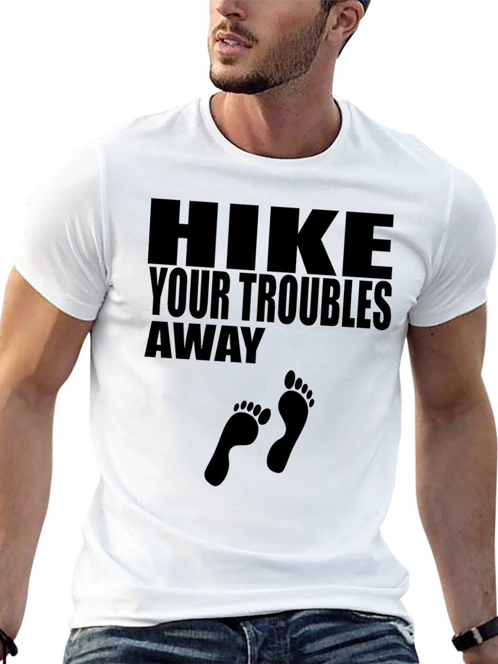 Hike Your Troubles Away Graphic Tee