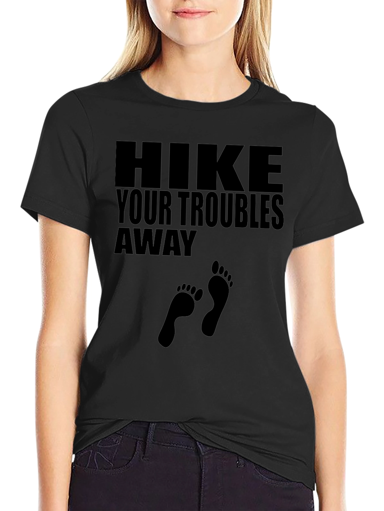 Hike Your Troubles Away Graphic Tee