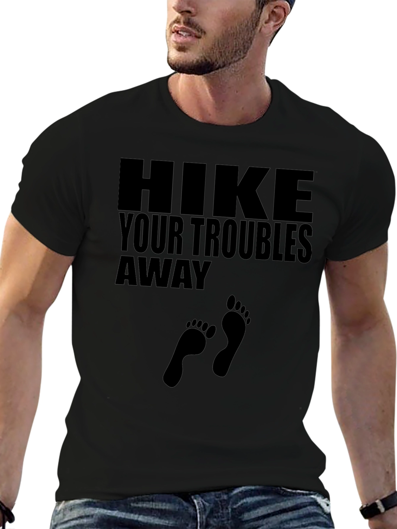 Hike Your Troubles Away Graphic Tee
