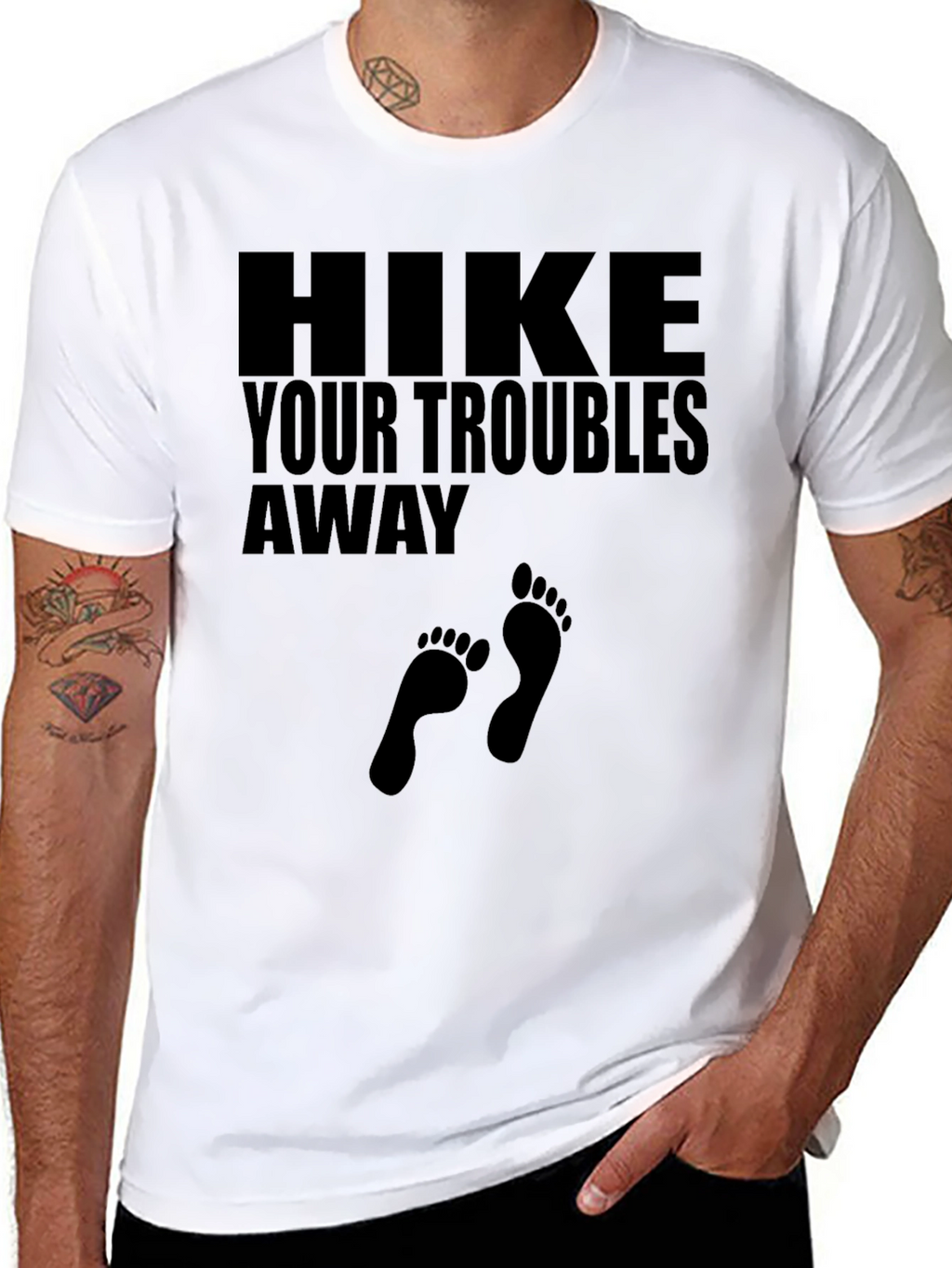 Hike Your Troubles Away Graphic Tee