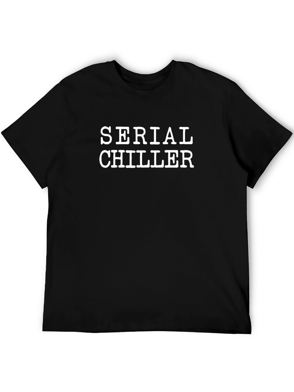 Serial Chiller Graphic Black T-Shirt