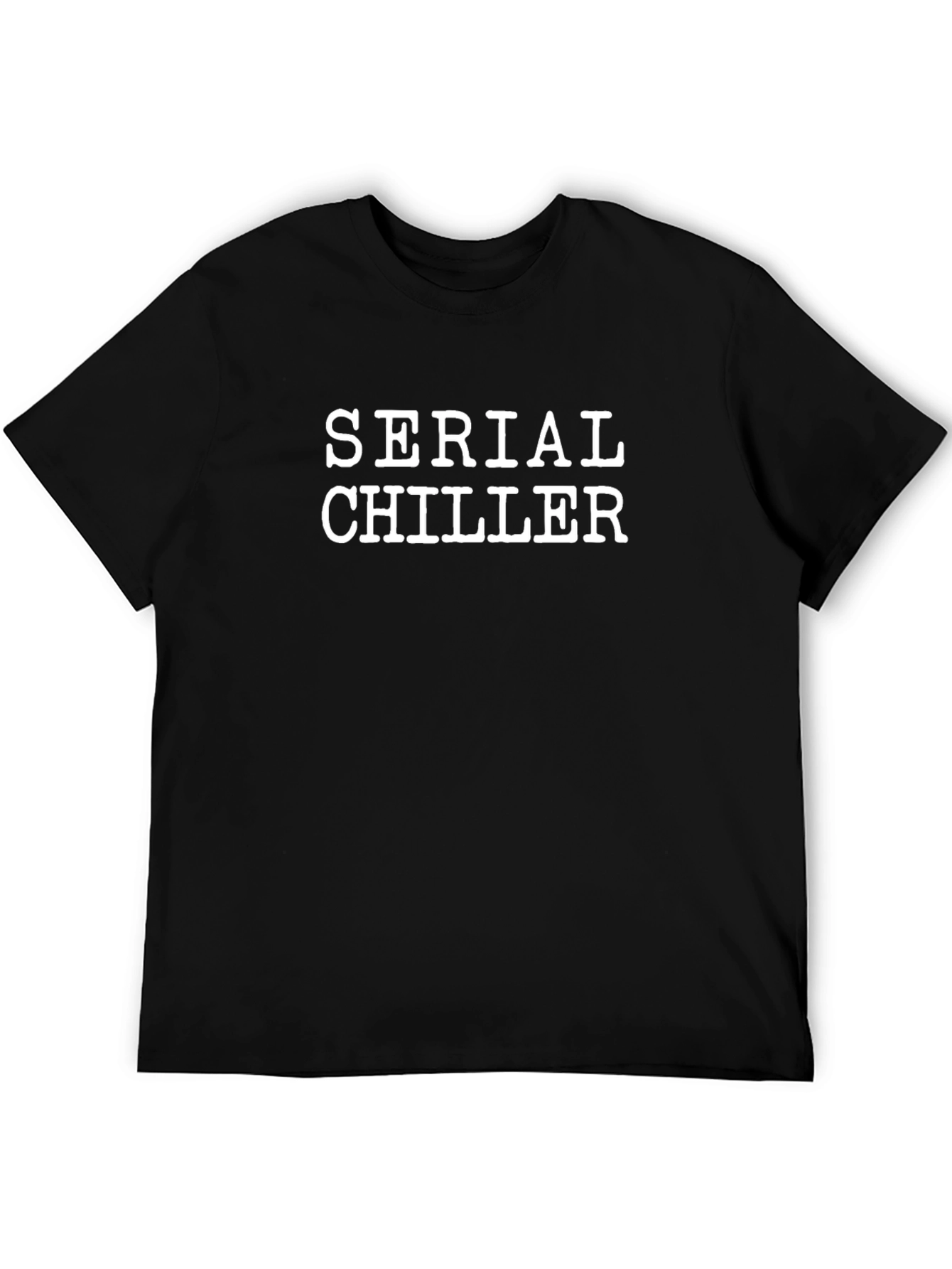 Serial Chiller Graphic Black T-Shirt