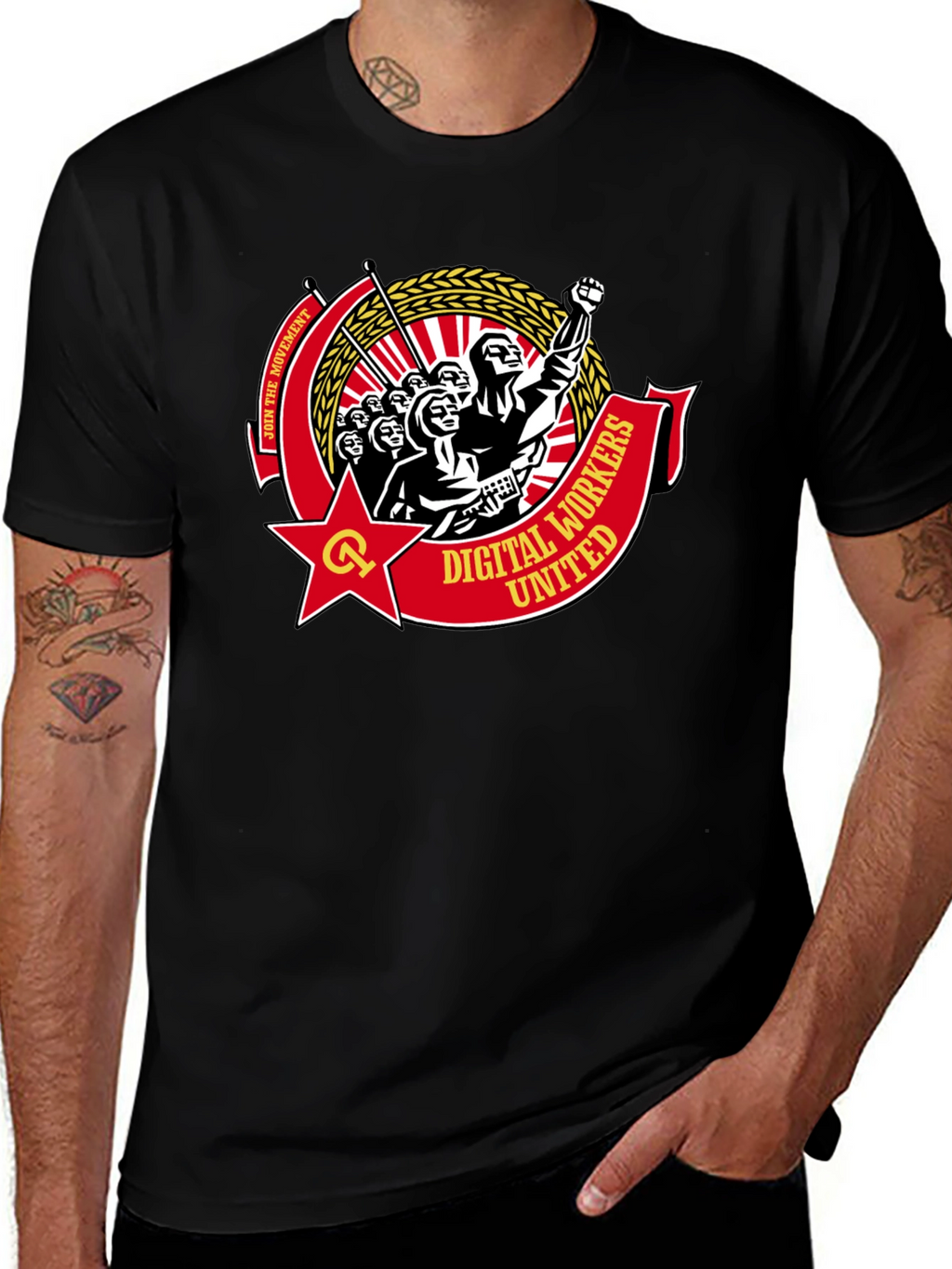 Digital Workers United Graphic T-Shirt