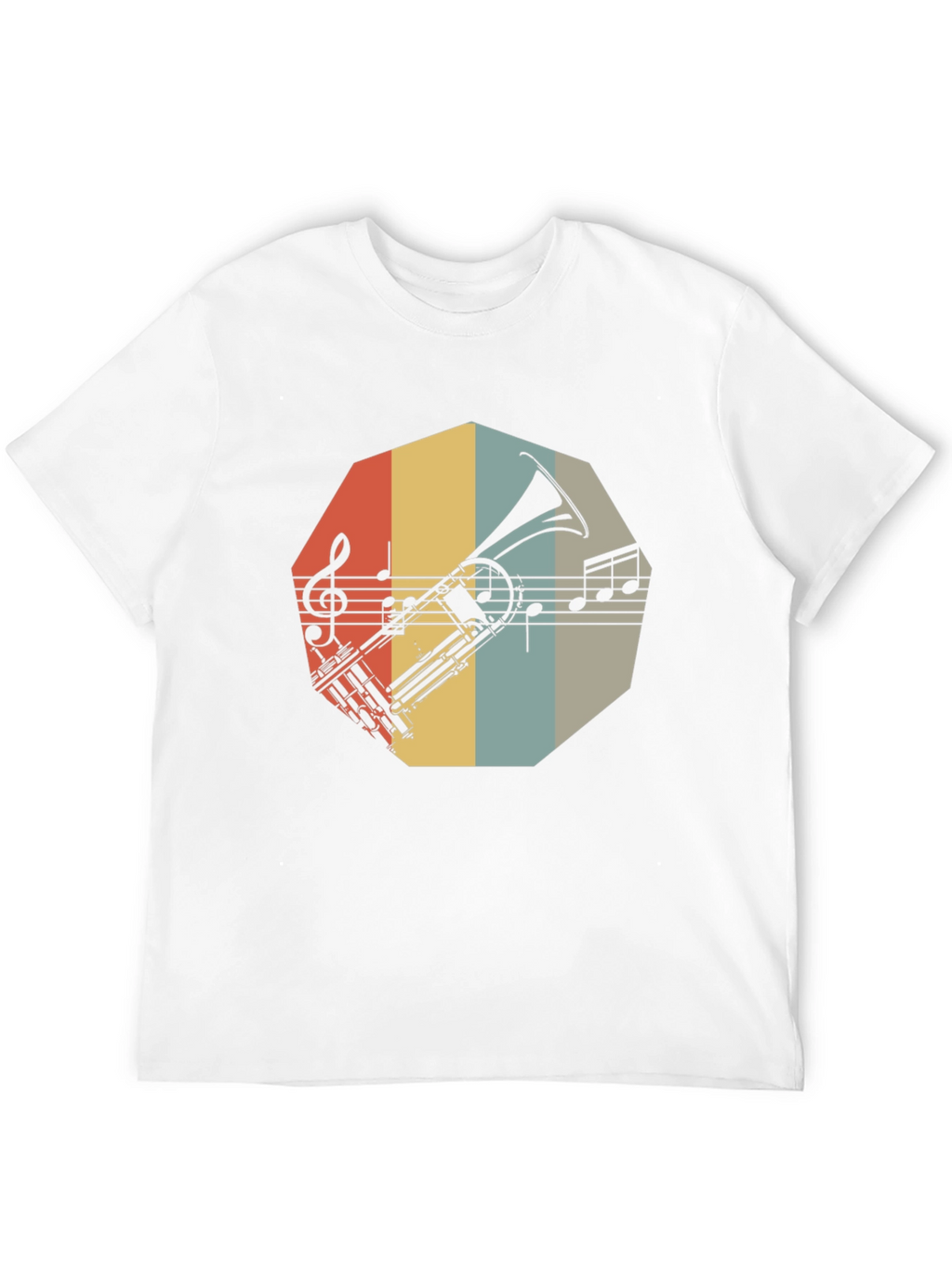 Retro Trombone Music T-Shirt