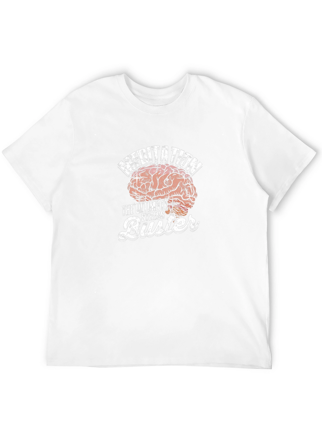 Meditation Brain Tee: Ultimate Stress Buster T-Shirt