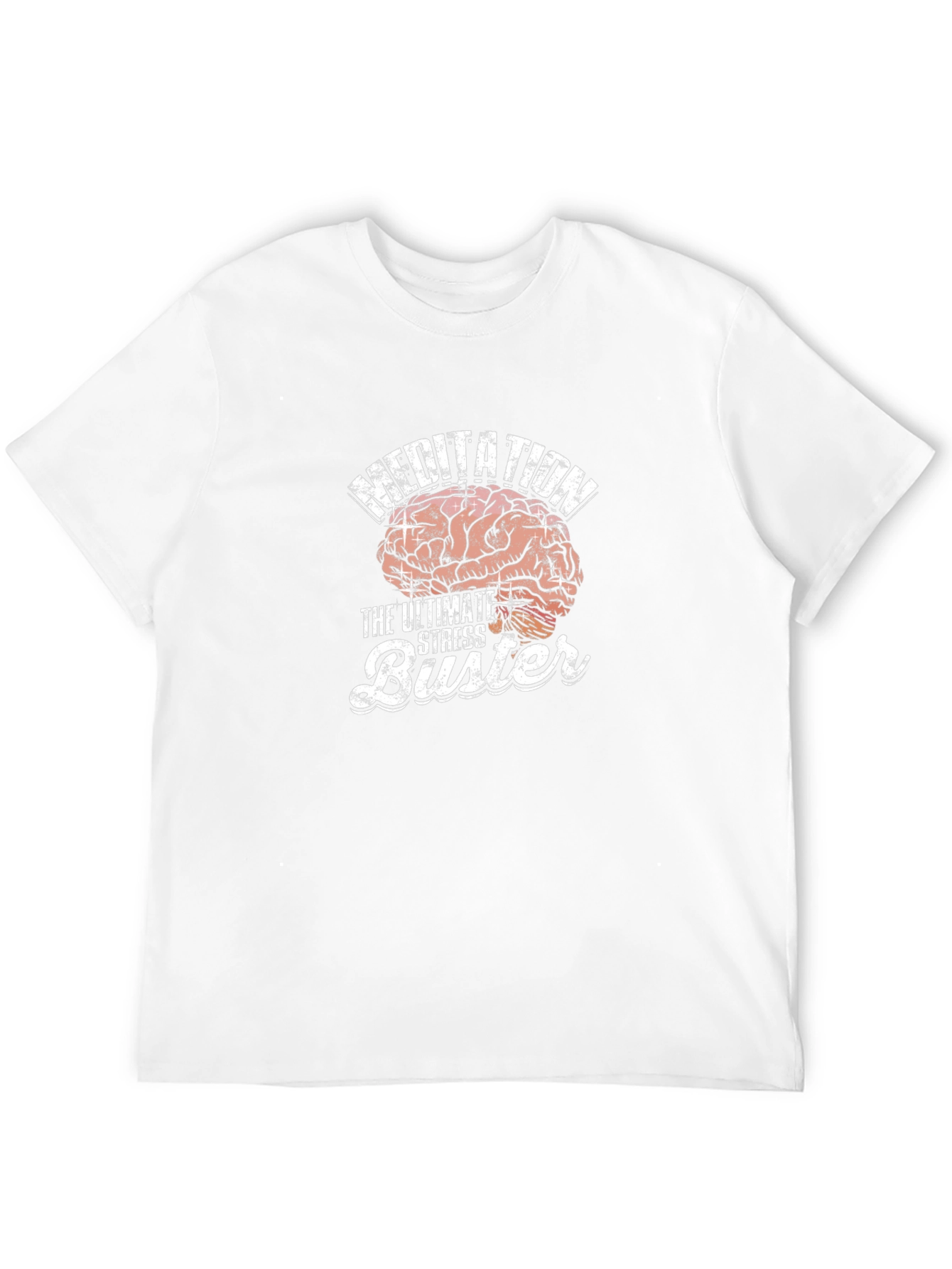 Meditation Brain Tee: Ultimate Stress Buster T-Shirt
