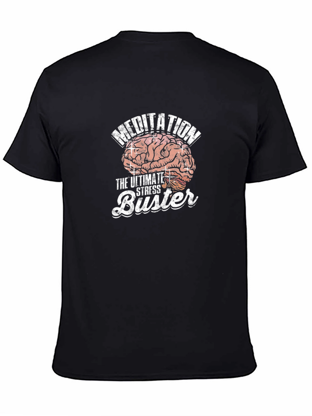 Meditation Brain Tee: Ultimate Stress Buster T-Shirt