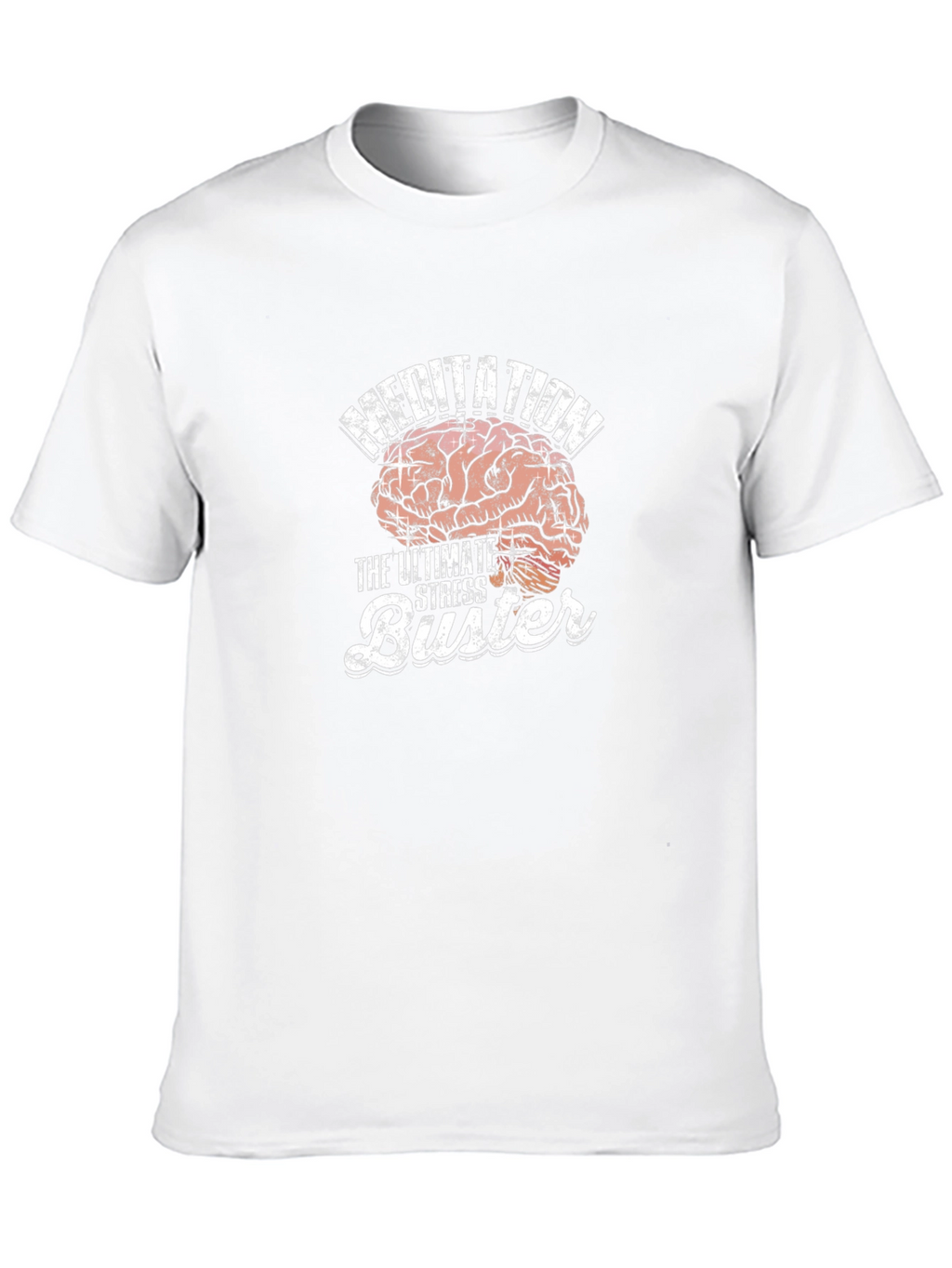 Meditation Brain Tee: Ultimate Stress Buster T-Shirt