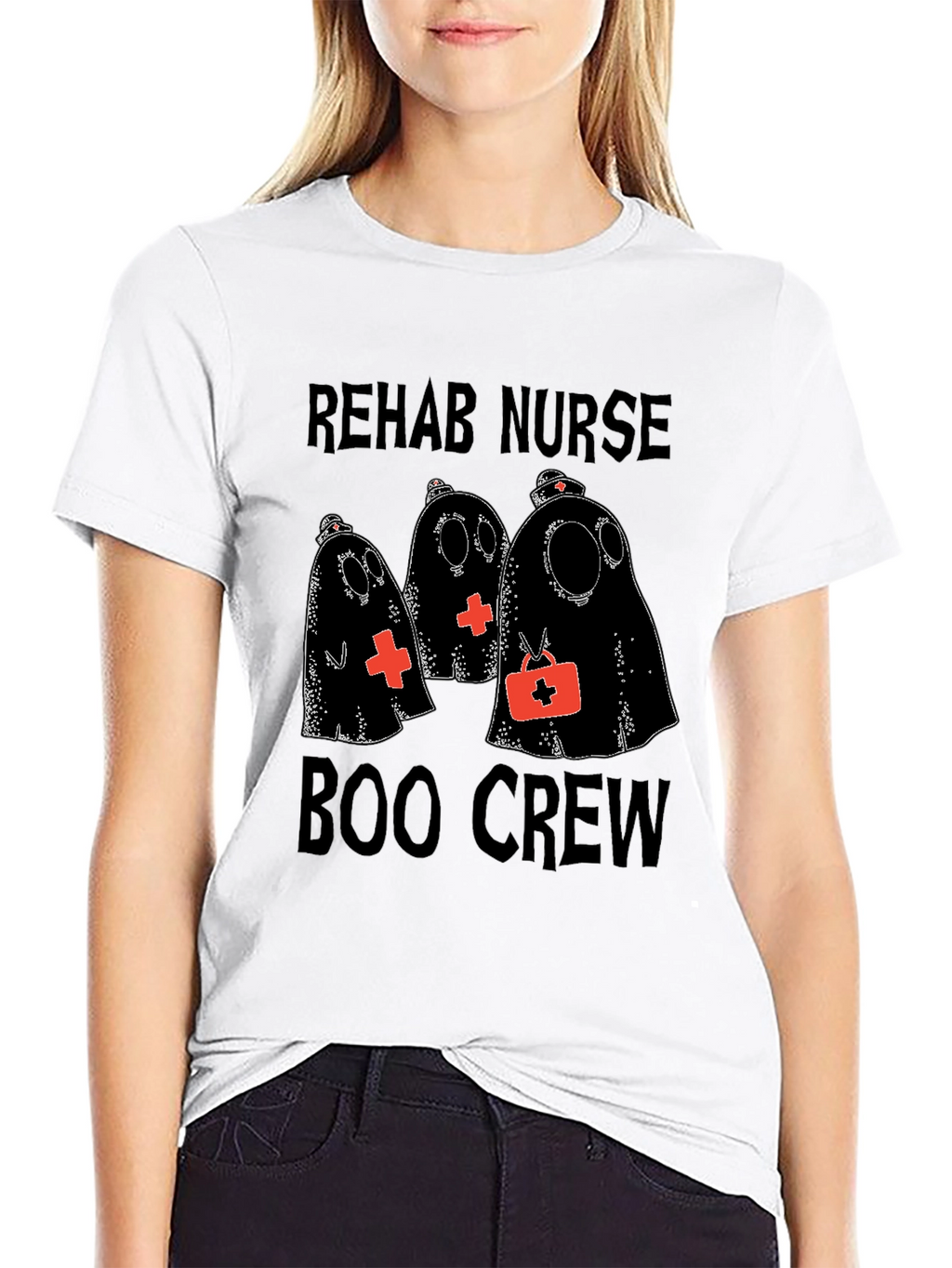 Rehab Nurse Boo Crew Halloween T-Shirt
