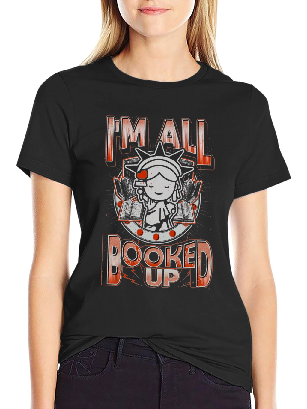 Im All Booked Up T-Shirt - Book Lover Tee