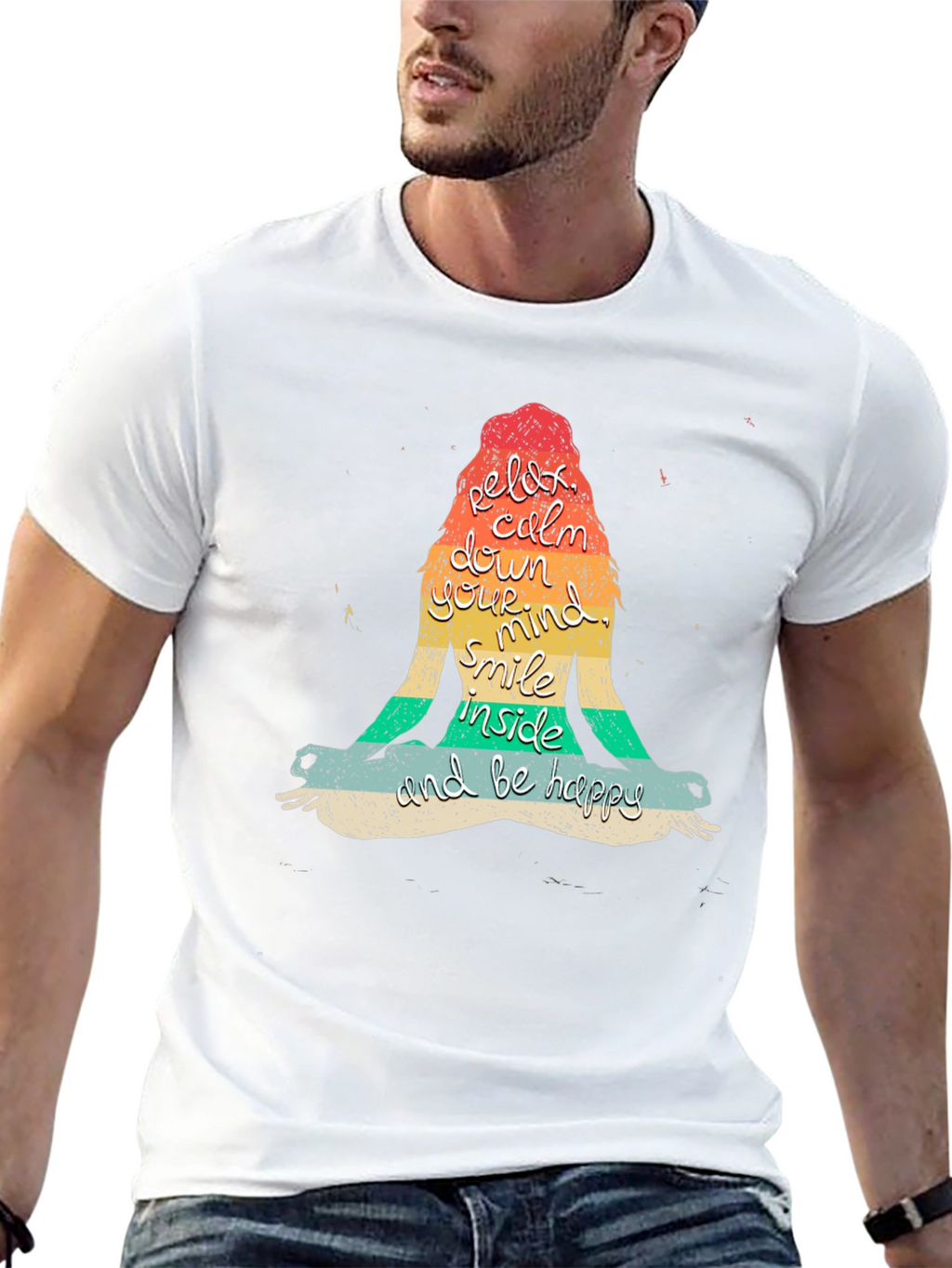 Relax Mind Yoga Meditation T-Shirt