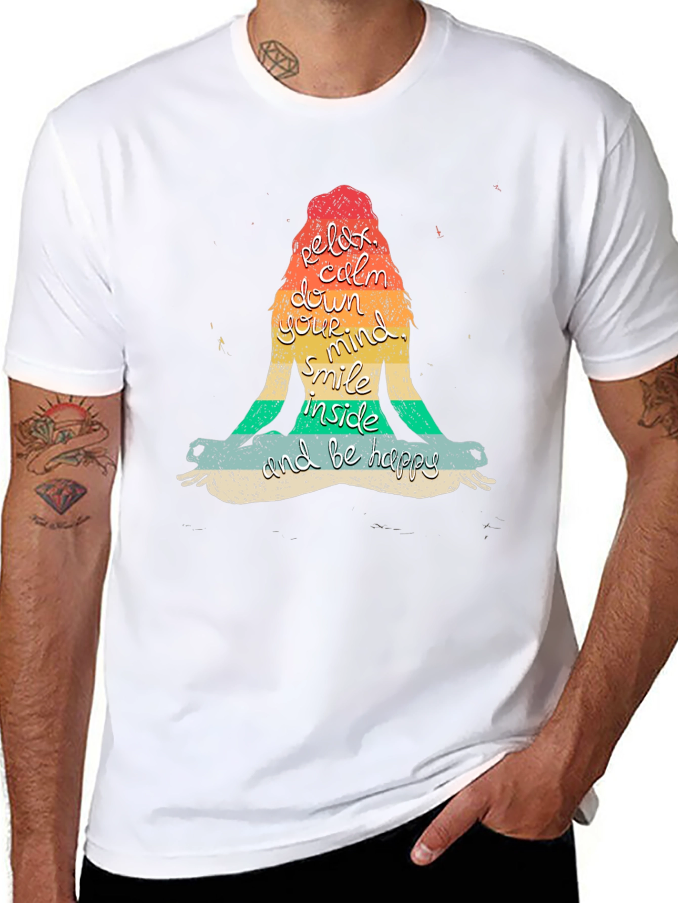 Relax Mind Yoga Meditation T-Shirt