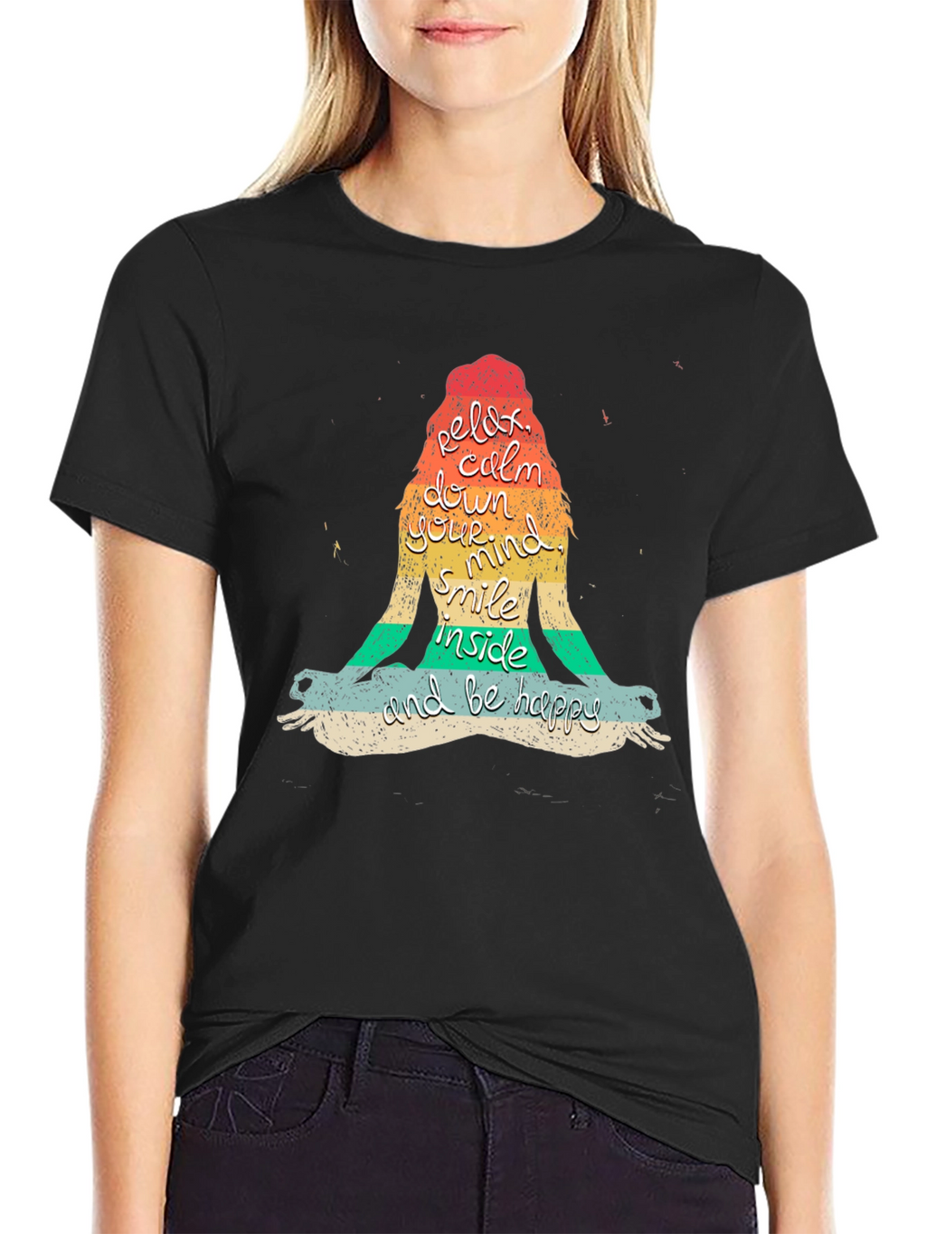 Relax Mind Yoga Meditation T-Shirt