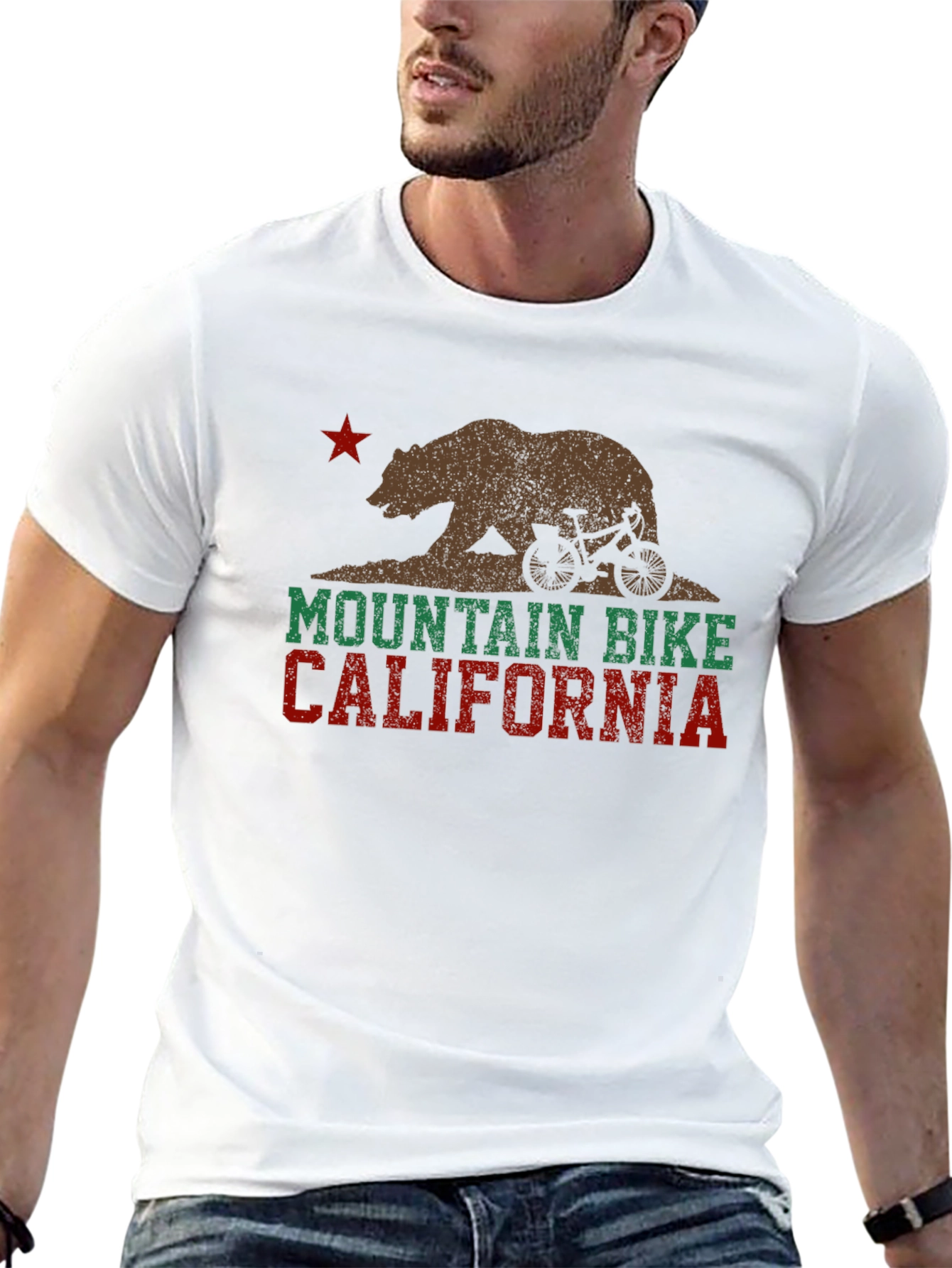 Mountain Bike California Graphic T-Shirt