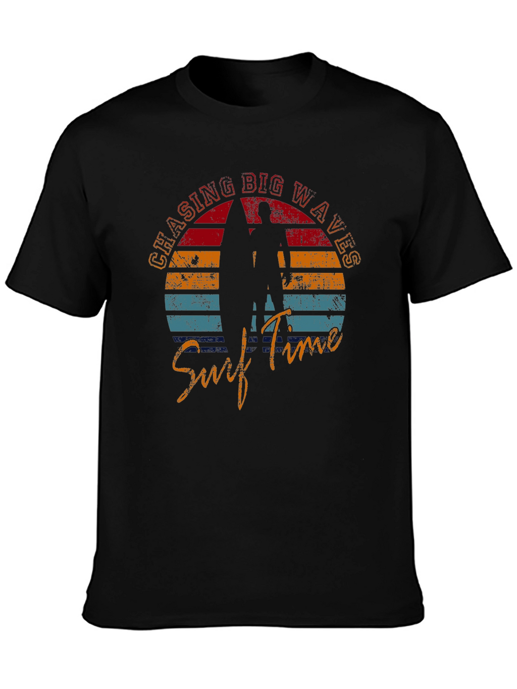 Surf Time Graphic Tee - Chasing Big Waves