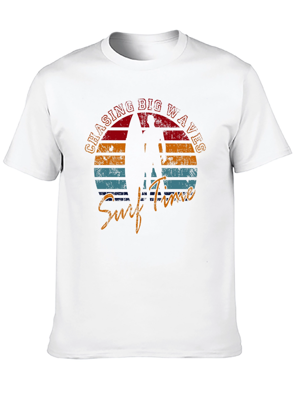 Surf Time Graphic Tee - Chasing Big Waves