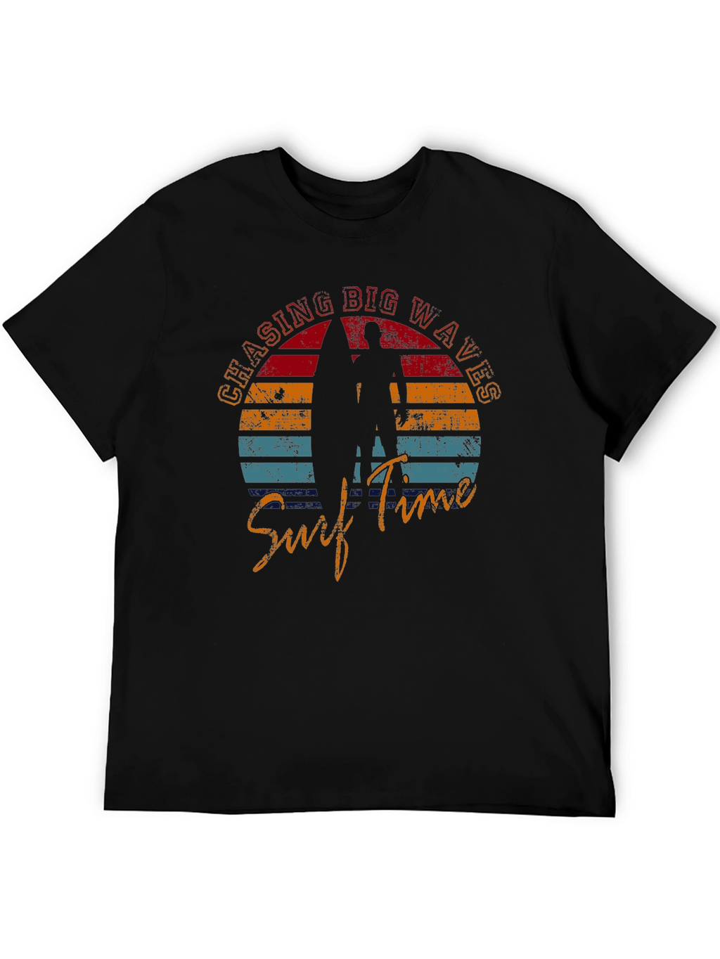 Surf Time Graphic Tee - Chasing Big Waves