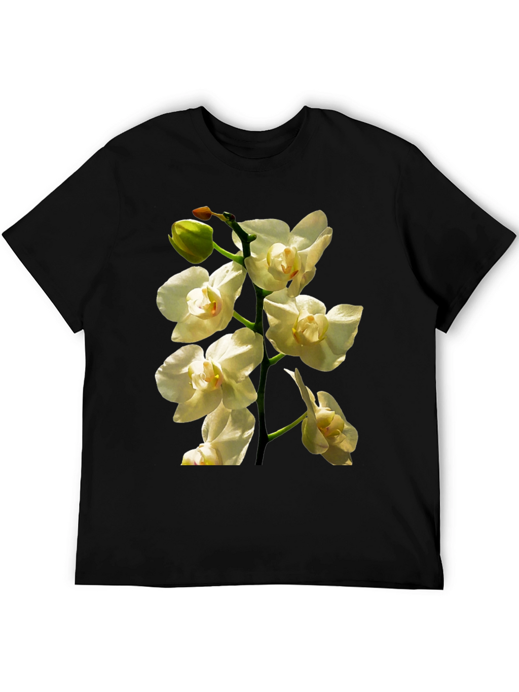 Orchid Flower Graphic Tee - Stylish Botanical Design