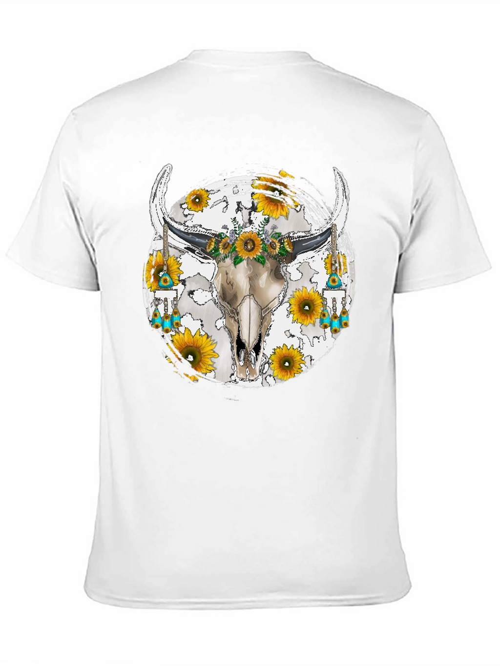 Skull & Sunflower Graphic Tee