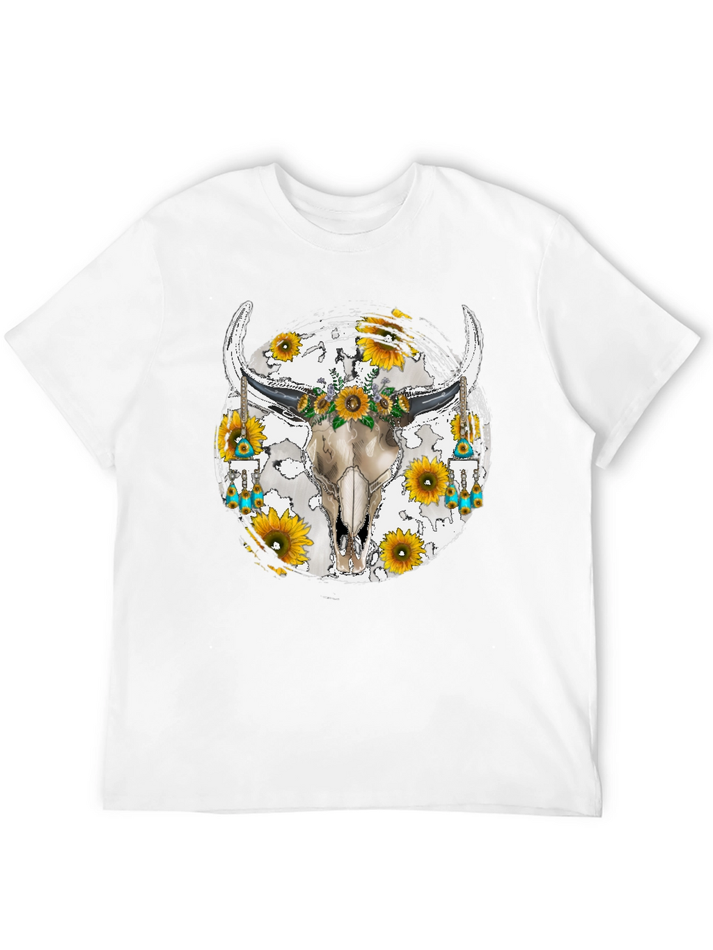 Skull & Sunflower Graphic Tee