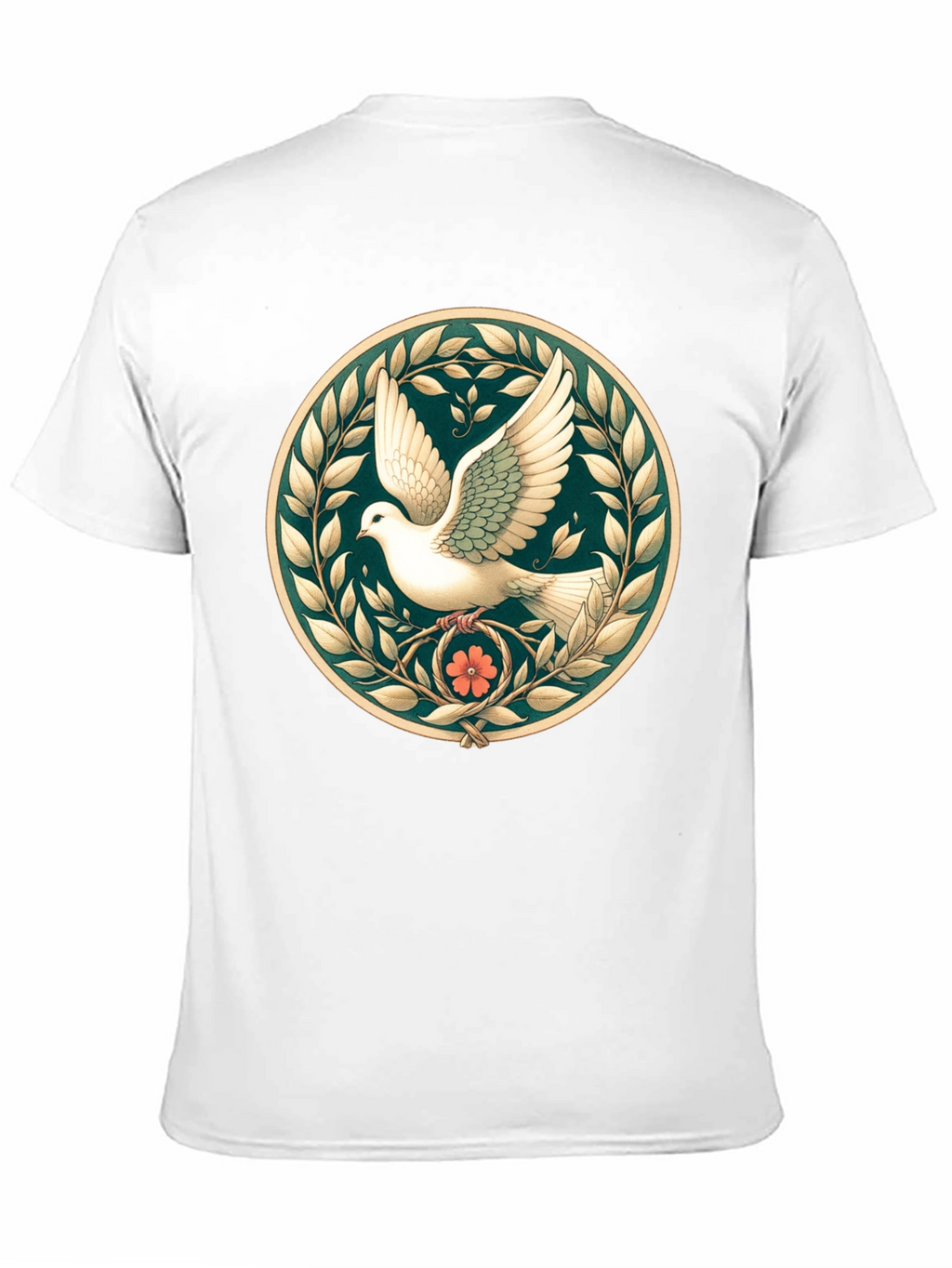 Peace Dove Graphic Tee - Black Unisex Shirt