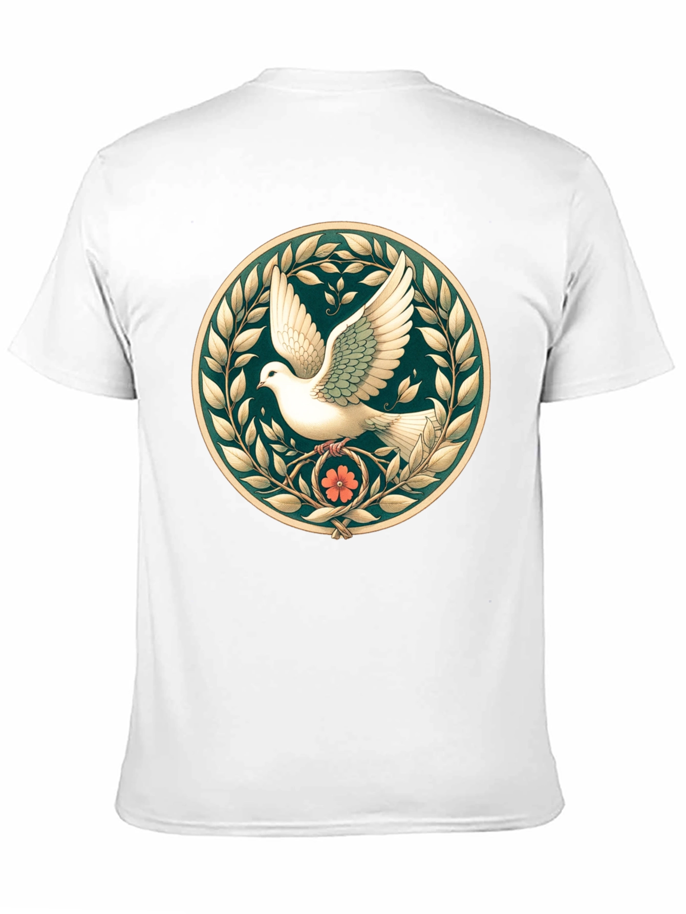 Peace Dove Graphic Tee - Black Unisex Shirt